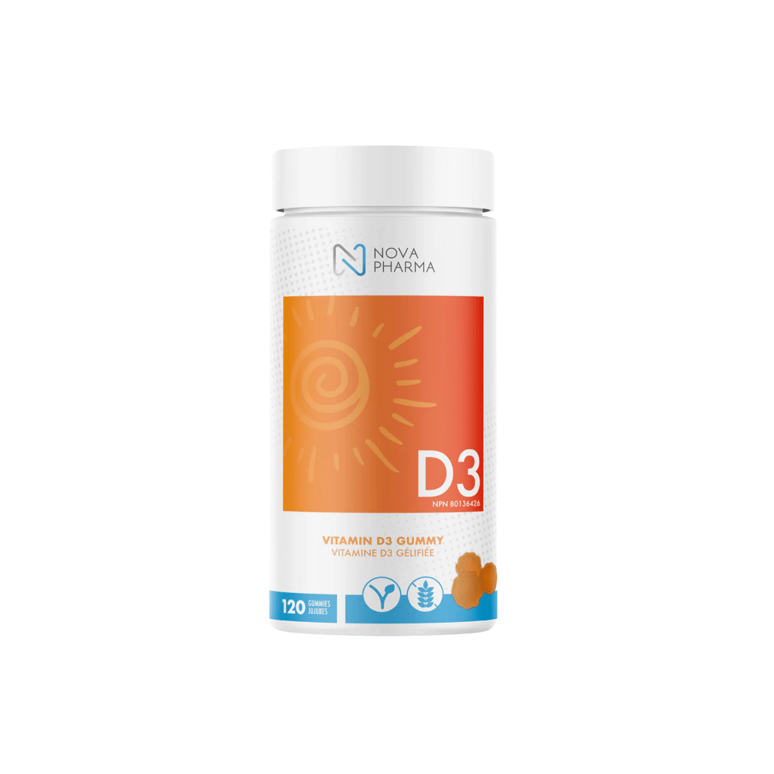 Gummies Vitamin D3 120 Gummies - PÜRE