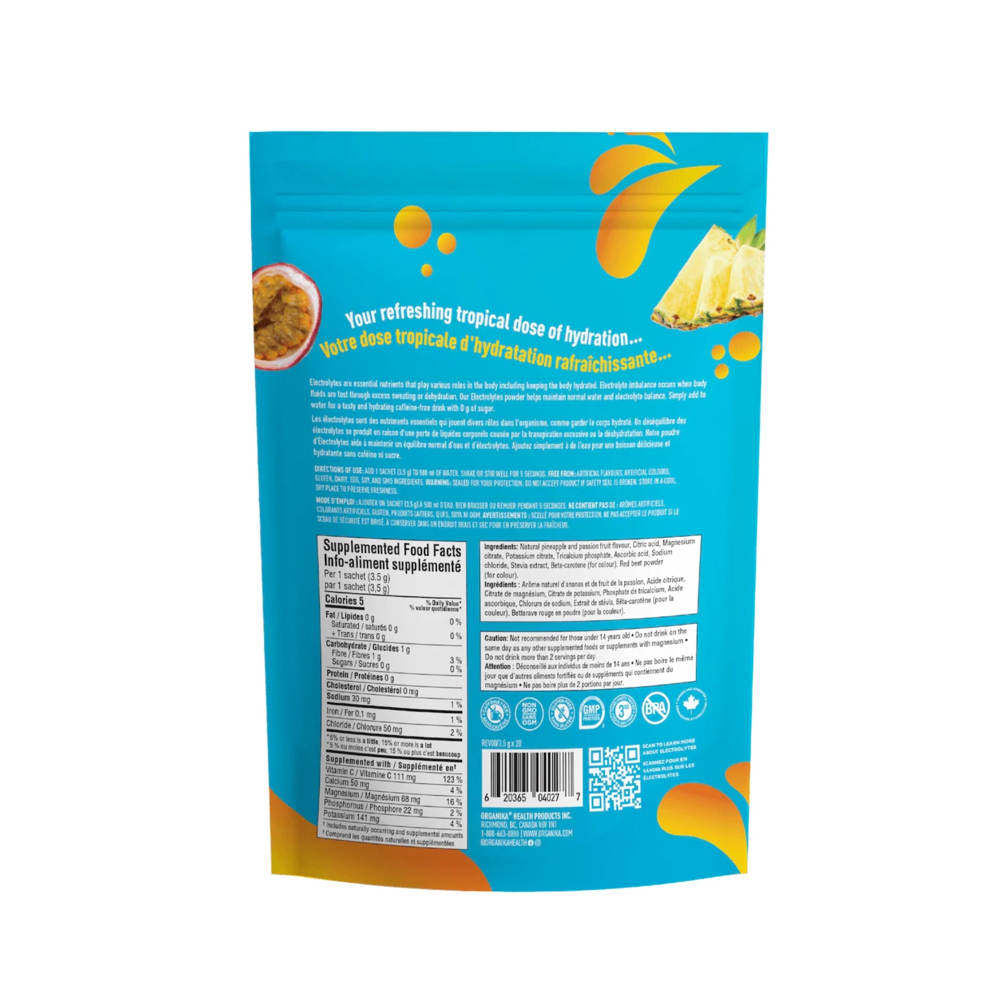 Organika Electrolytes Sachets (20 Pack)