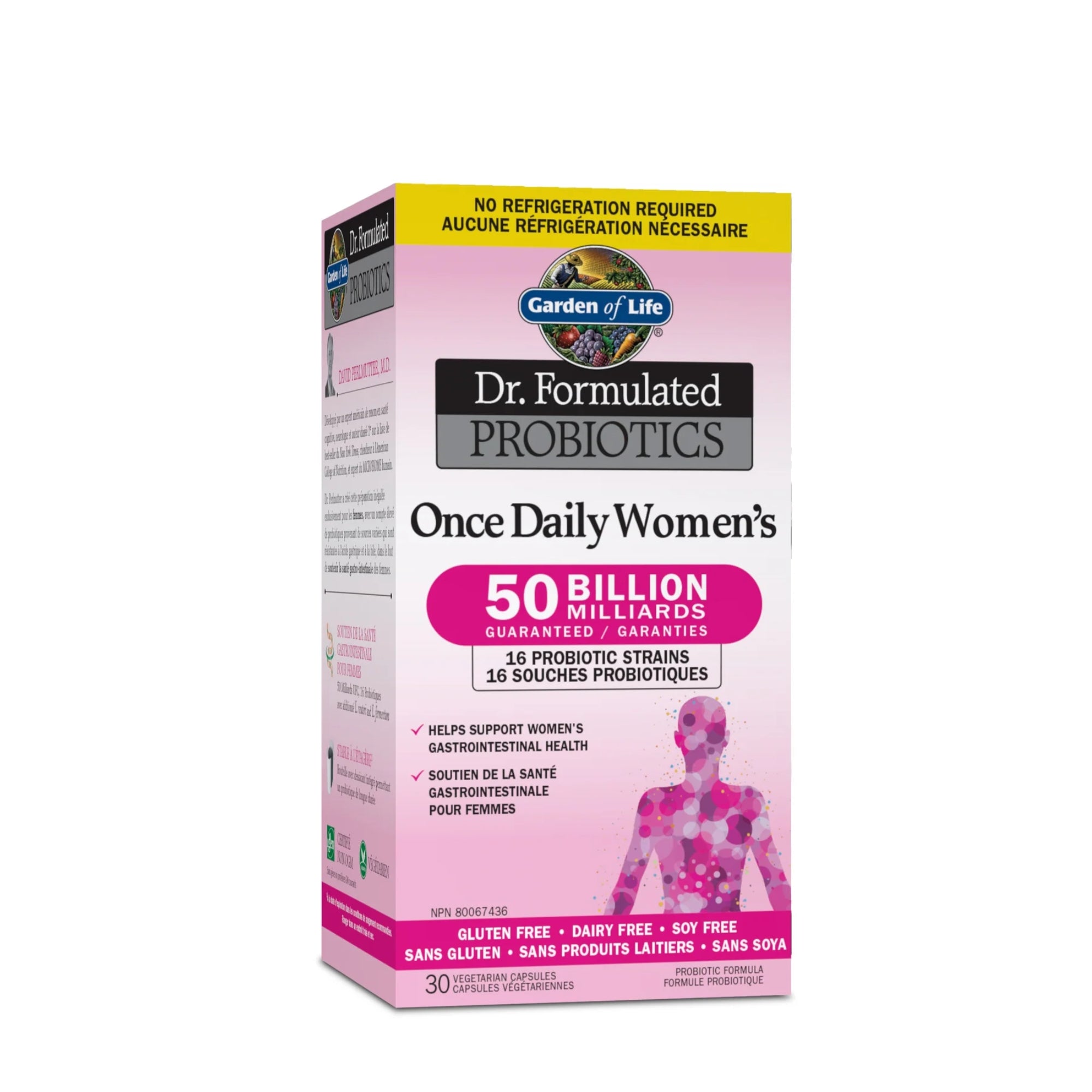 Garden of Life, Dr. Formulated Probiotics, Once Daily Women's, 50 Billion, 30 Vegetarian Capsules
