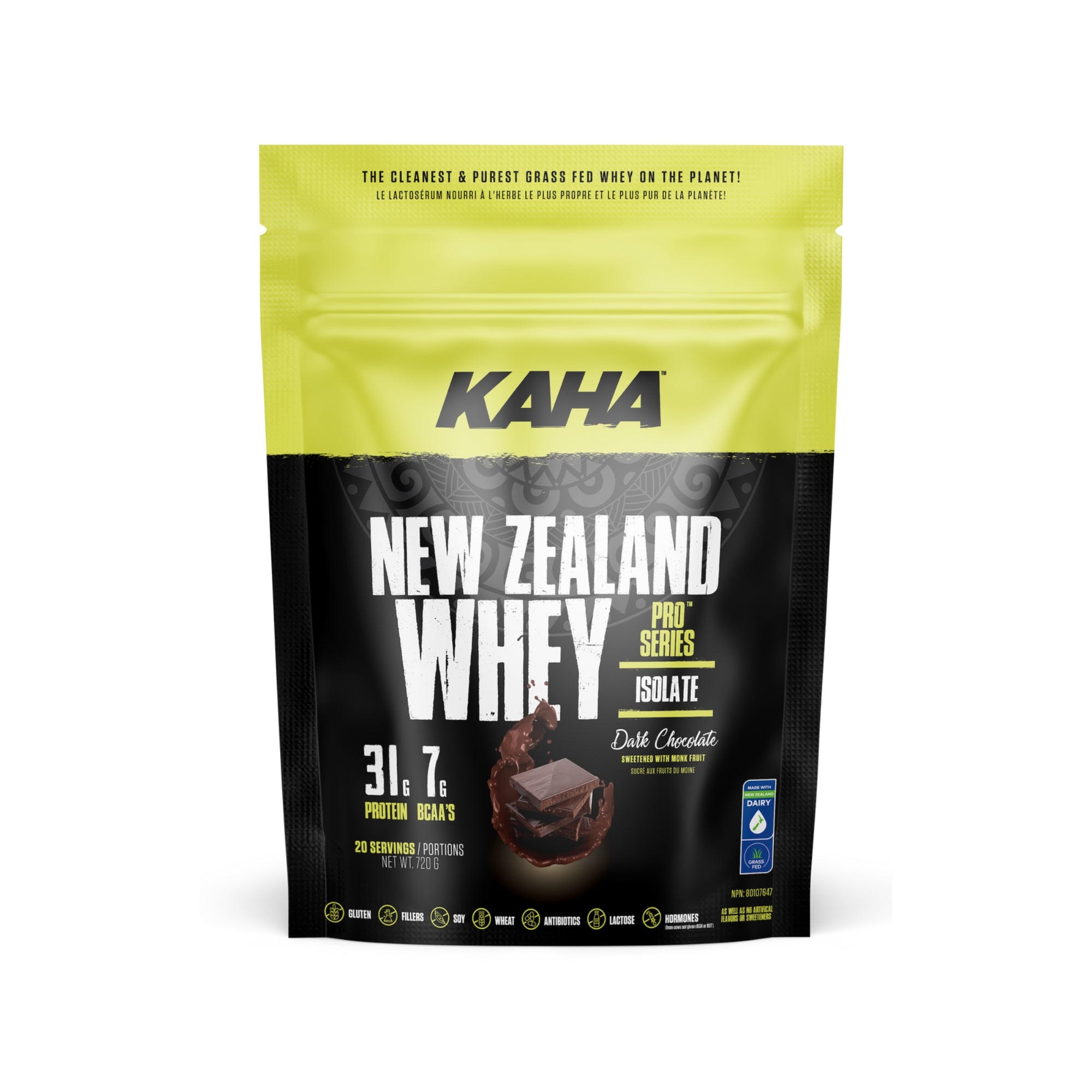 NEW ZEALAND WHEY (ISOLATE) CHOCOLATE 720g