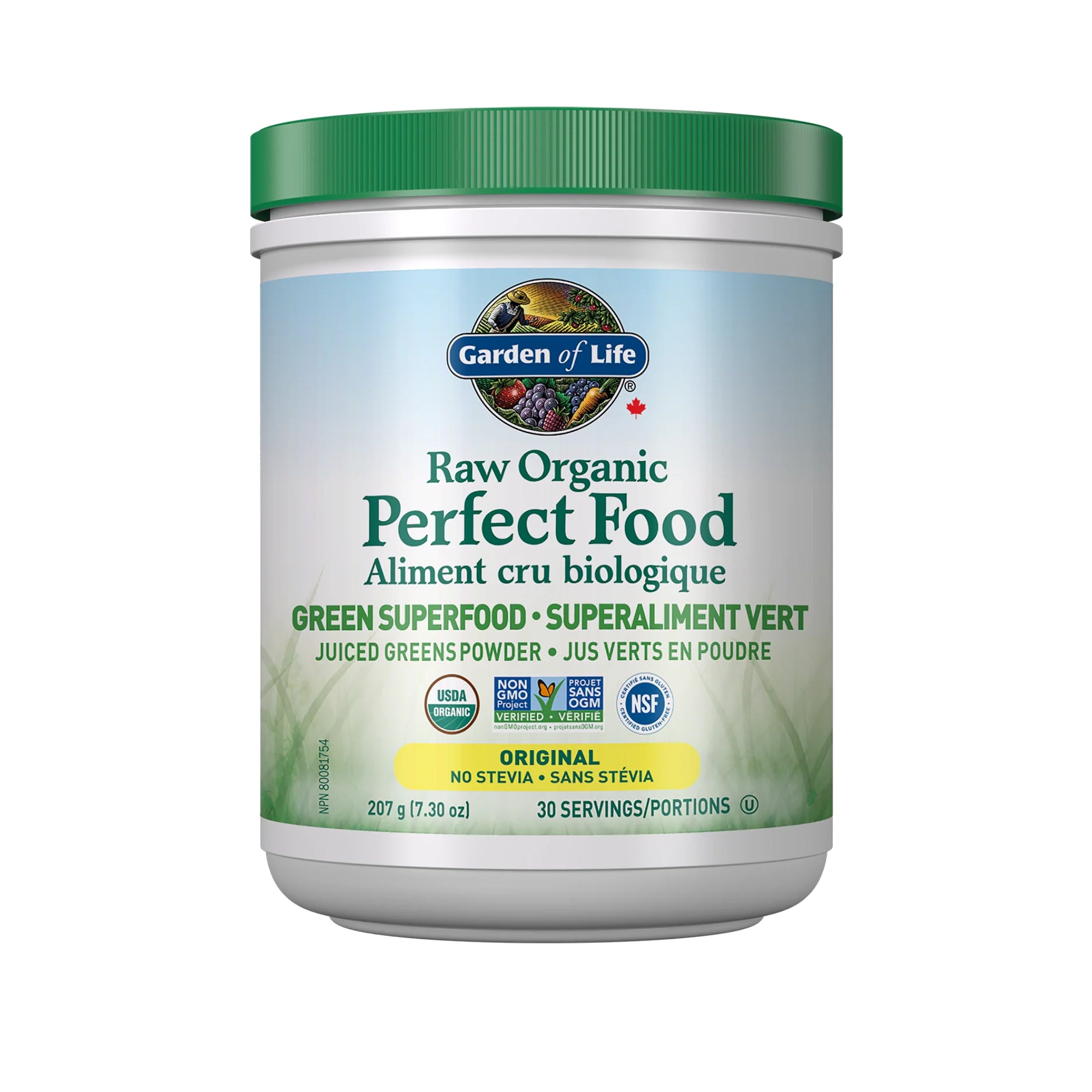 Garden of Life, Raw Organic Perfect Food®, Green Superfood, Juiced Greens Powder, 7.30 oz (207 g)