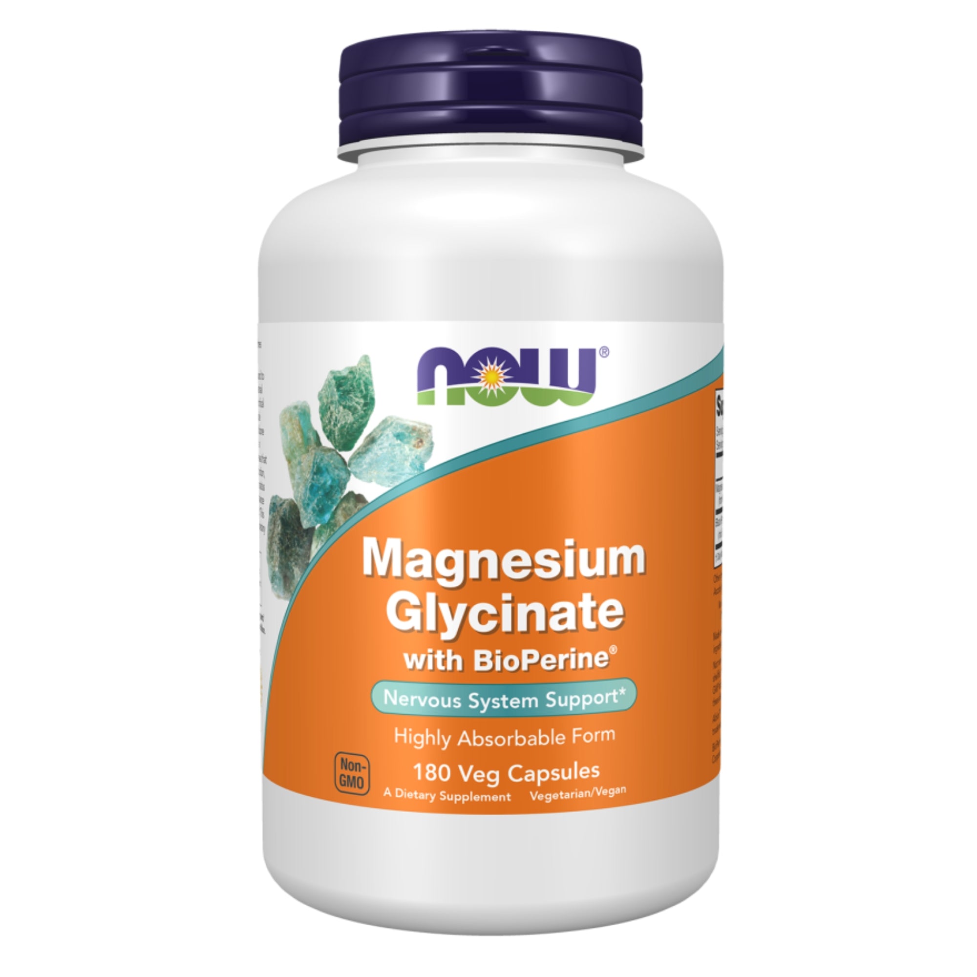 NOW Foods, Magnesium Glycinate, 180 Tablets (100 mg per Tablet)
