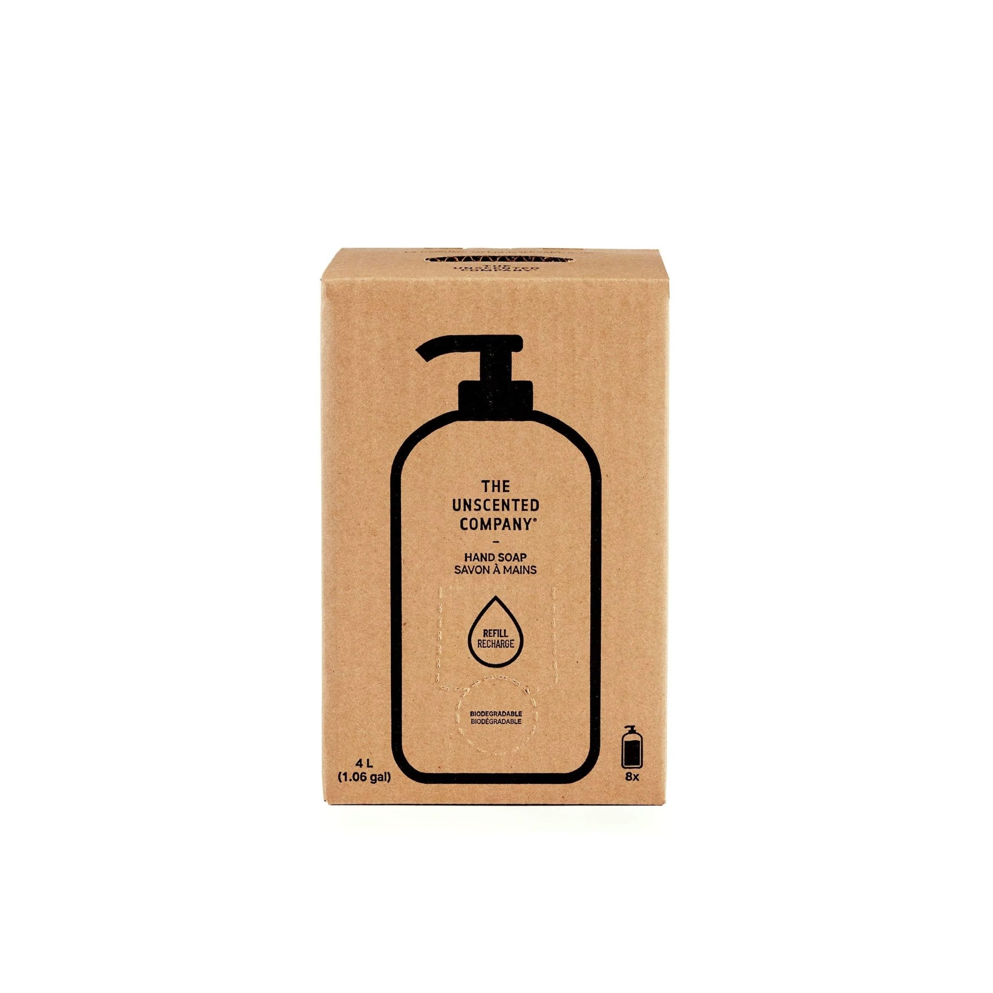 The Unscented Company® Hand Soap - 4L Refill Box