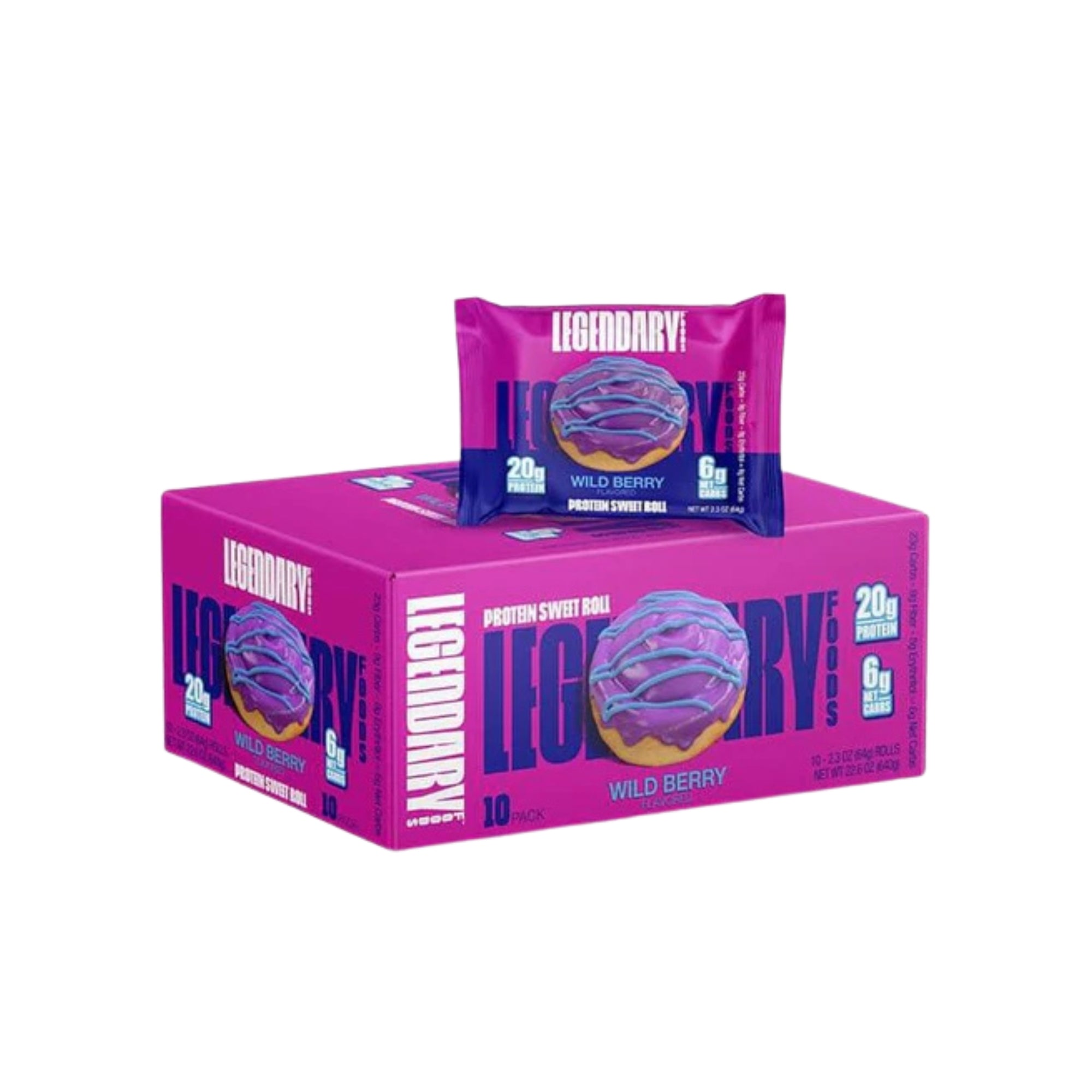 Protein Sweet Rolls 63g (8x)