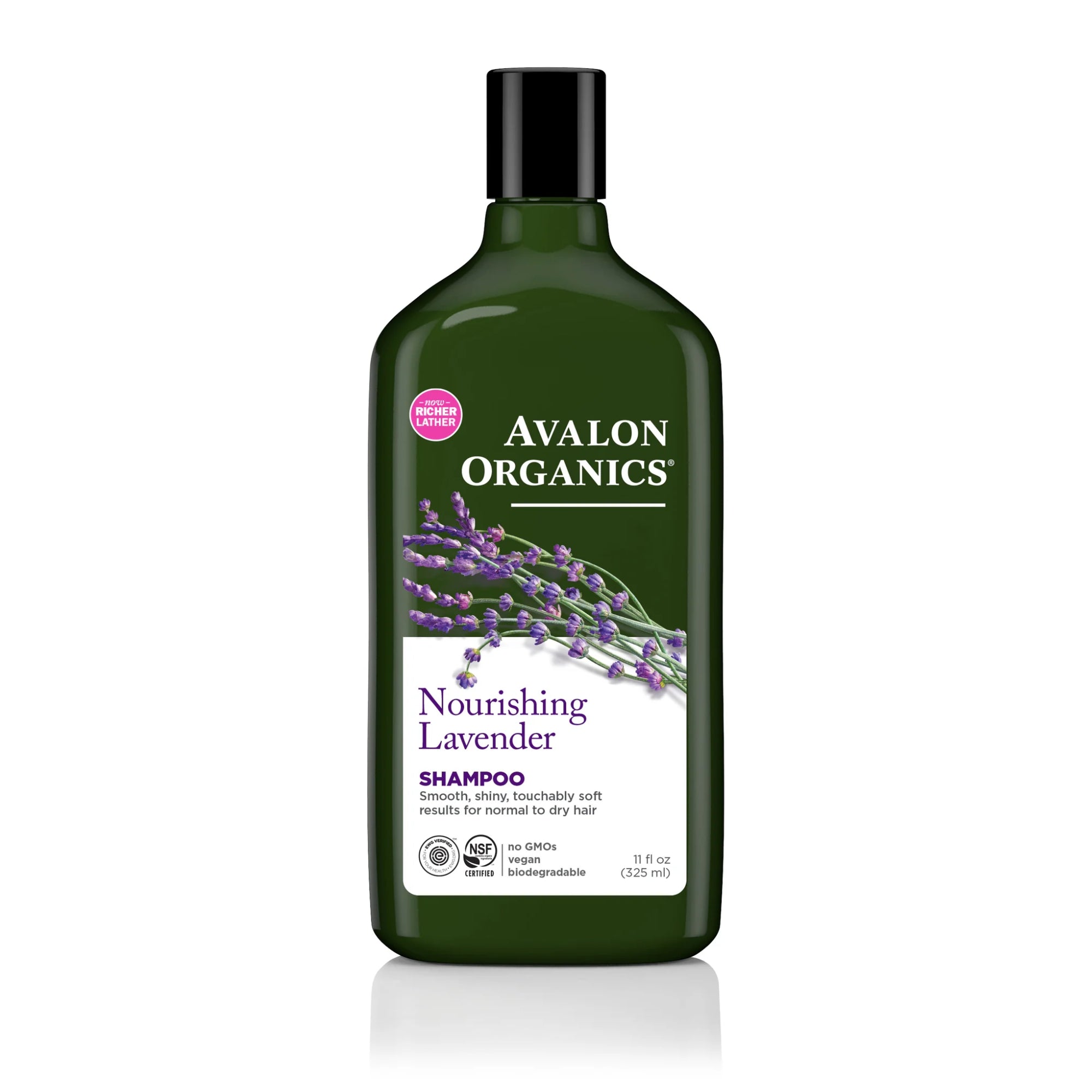 Shampoo, For Normal to Dry Hair, Revitalizing Lavender, 11 fl oz (325ml)