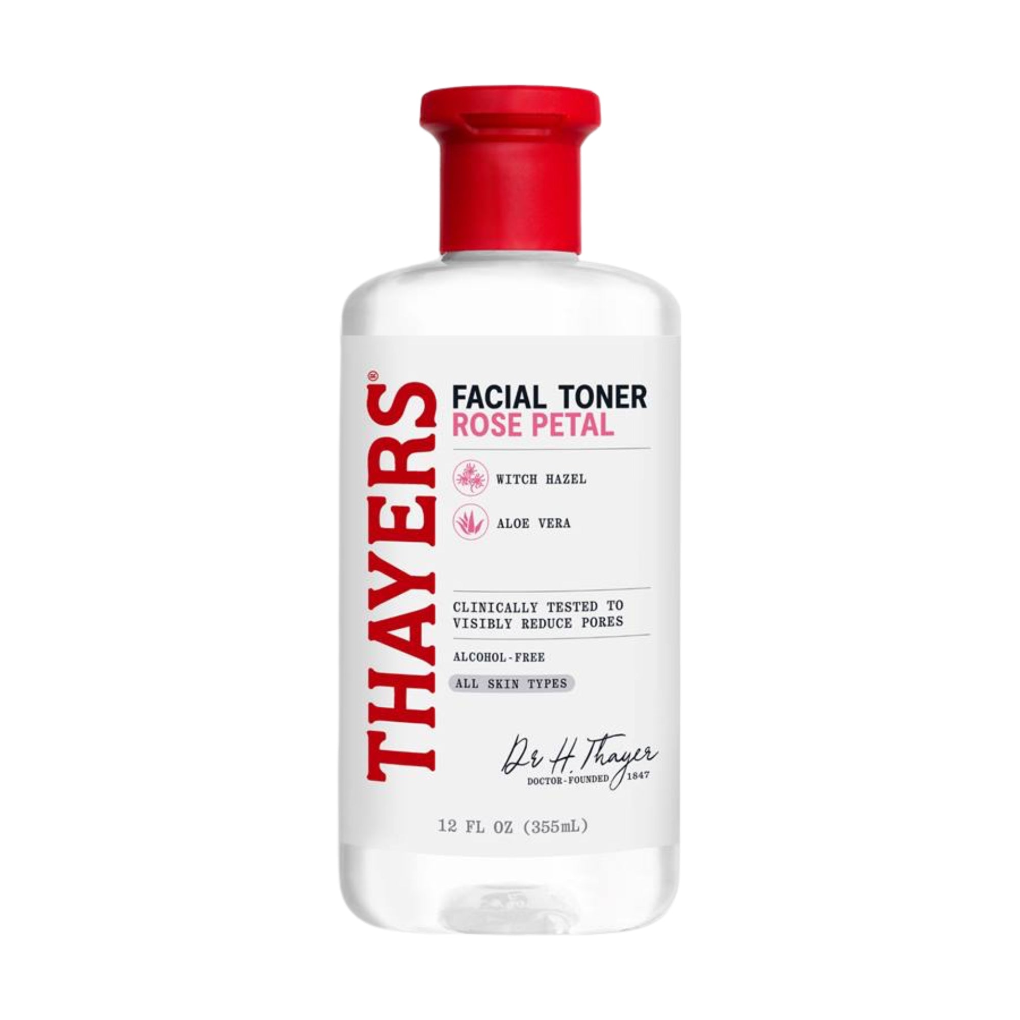Thayers Alcohol-Free Rose Petal Witch Hazel Facial Toner, 12 fl oz, 355 ml