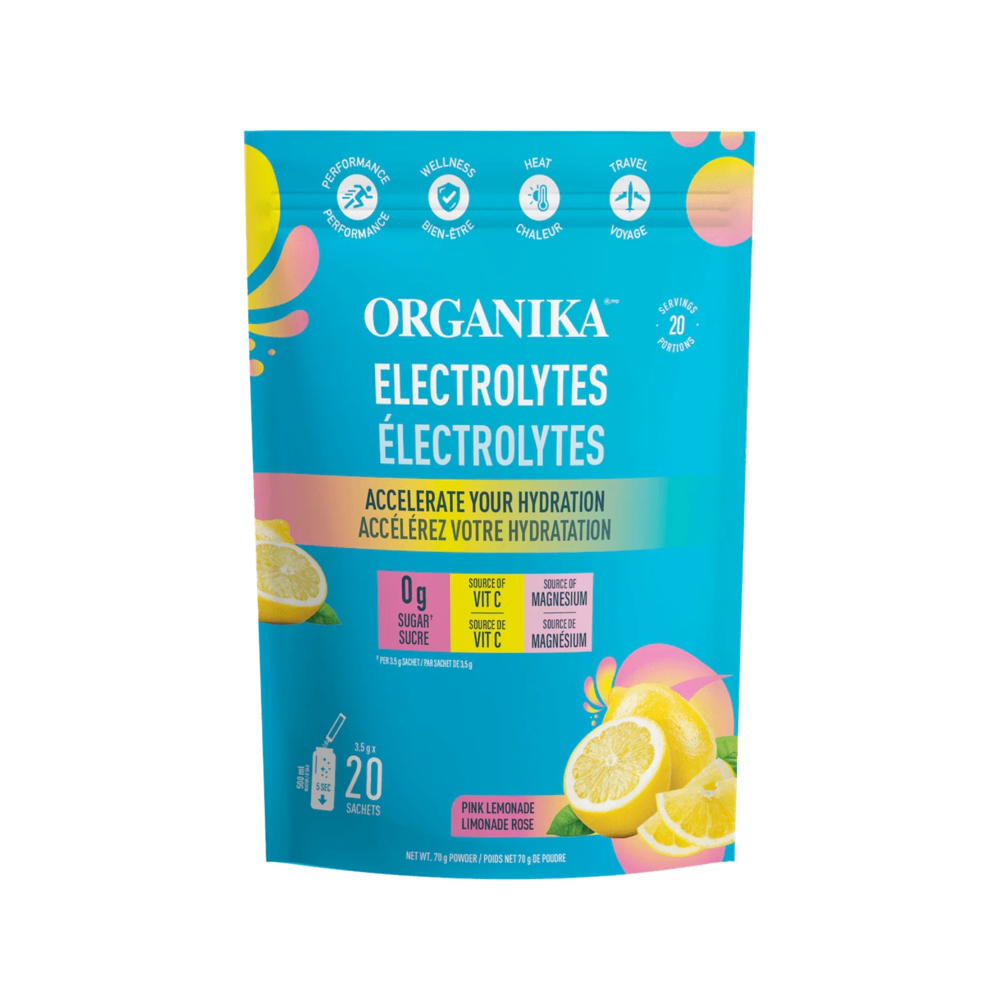 Organika Electrolytes Sachets (20 Pack)