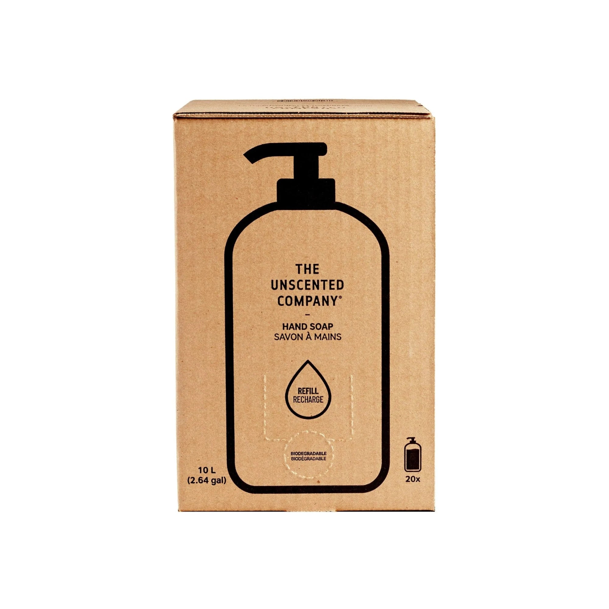 The Unscented Company® Hand Soap - 10L Refill Box