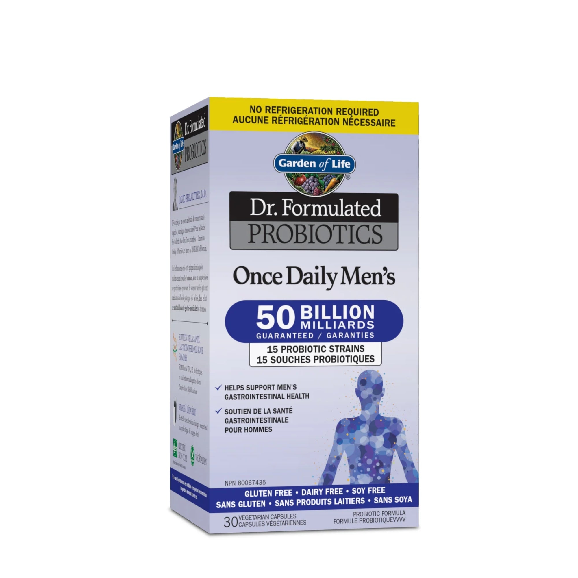 Garden of Life, Dr. Formulated Probiotics, Once Daily Men's, 50 Billion, 30 Vegetarian Capsules