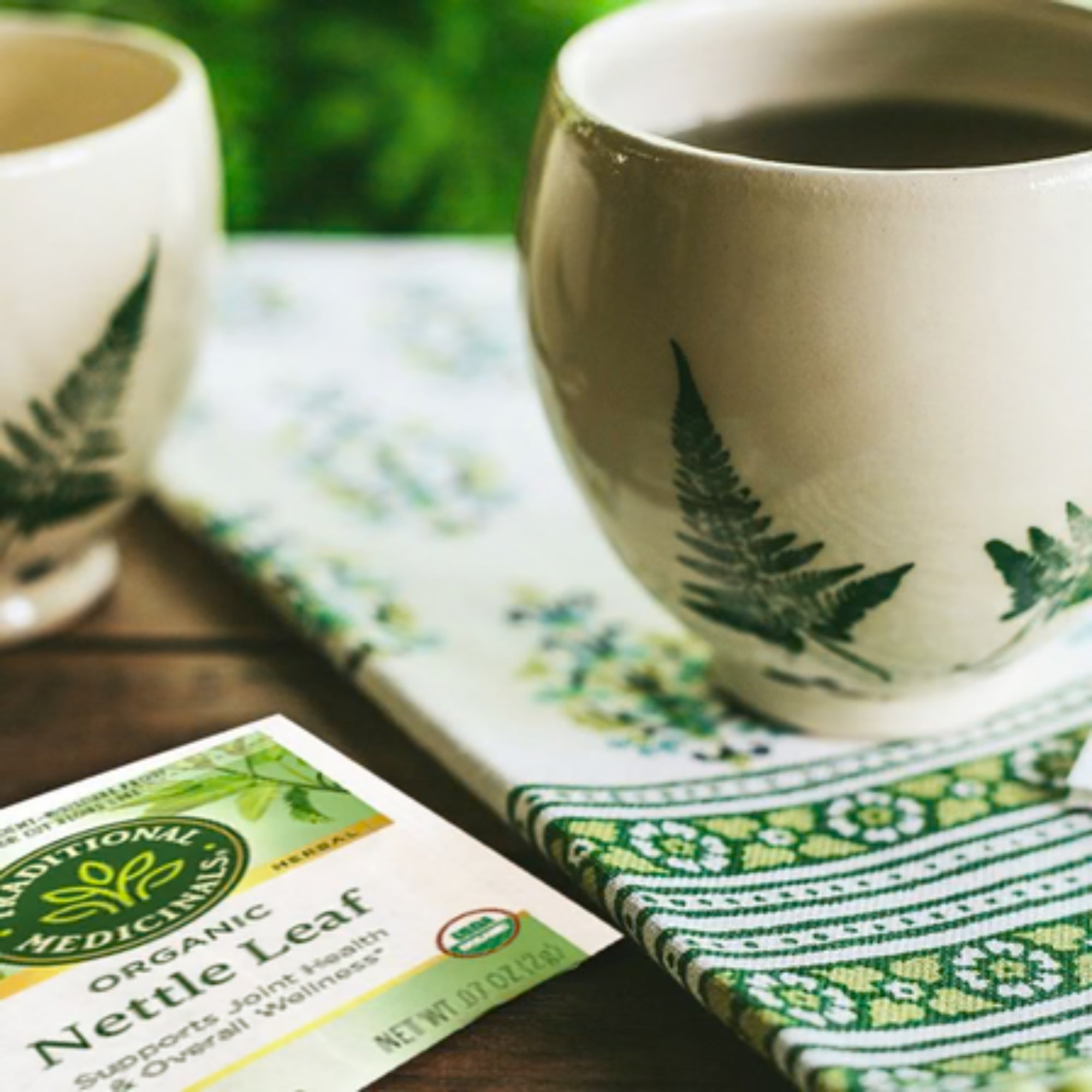 Traditional Medicinals, Organic Nettle Leaf, Caffeine Free, 16 Wrapped Tea Bags, 1.13 oz (32 g)