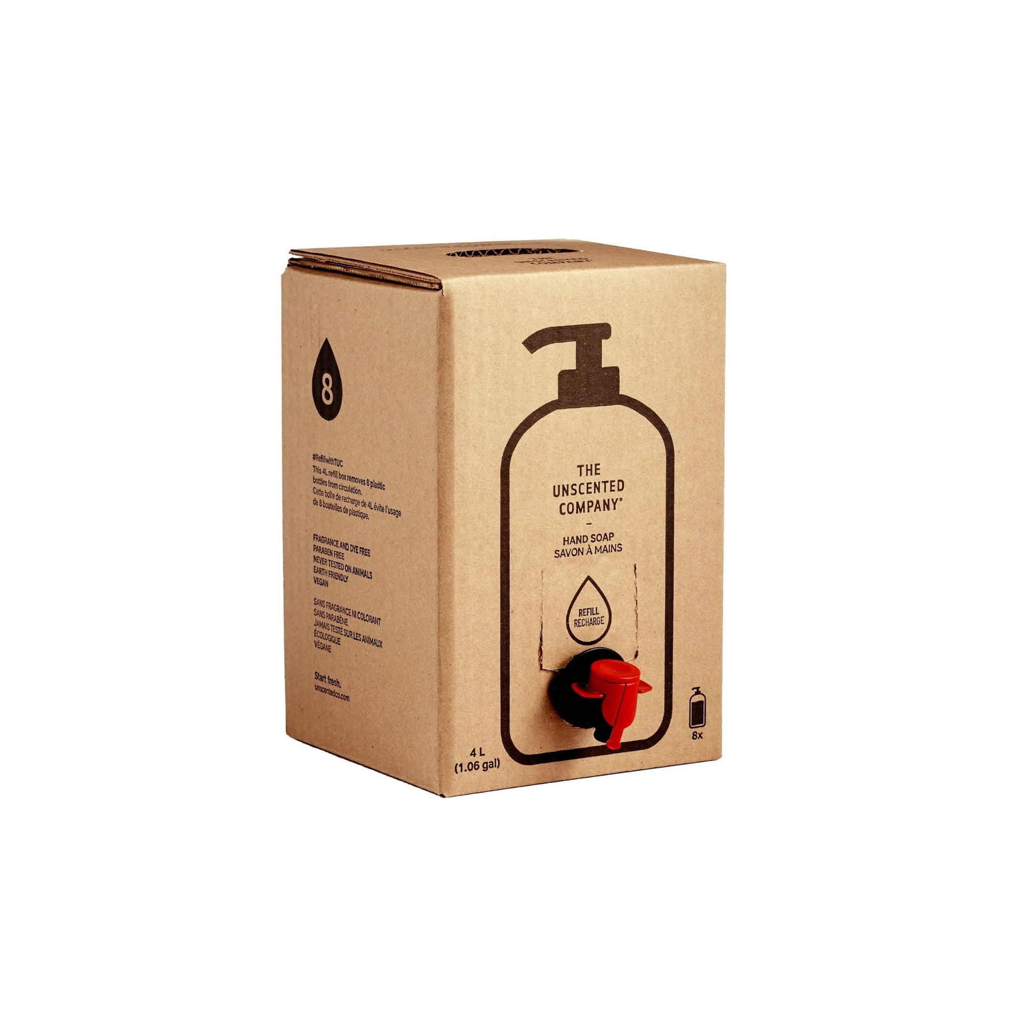 The Unscented Company® Hand Soap - 4L Refill Box
