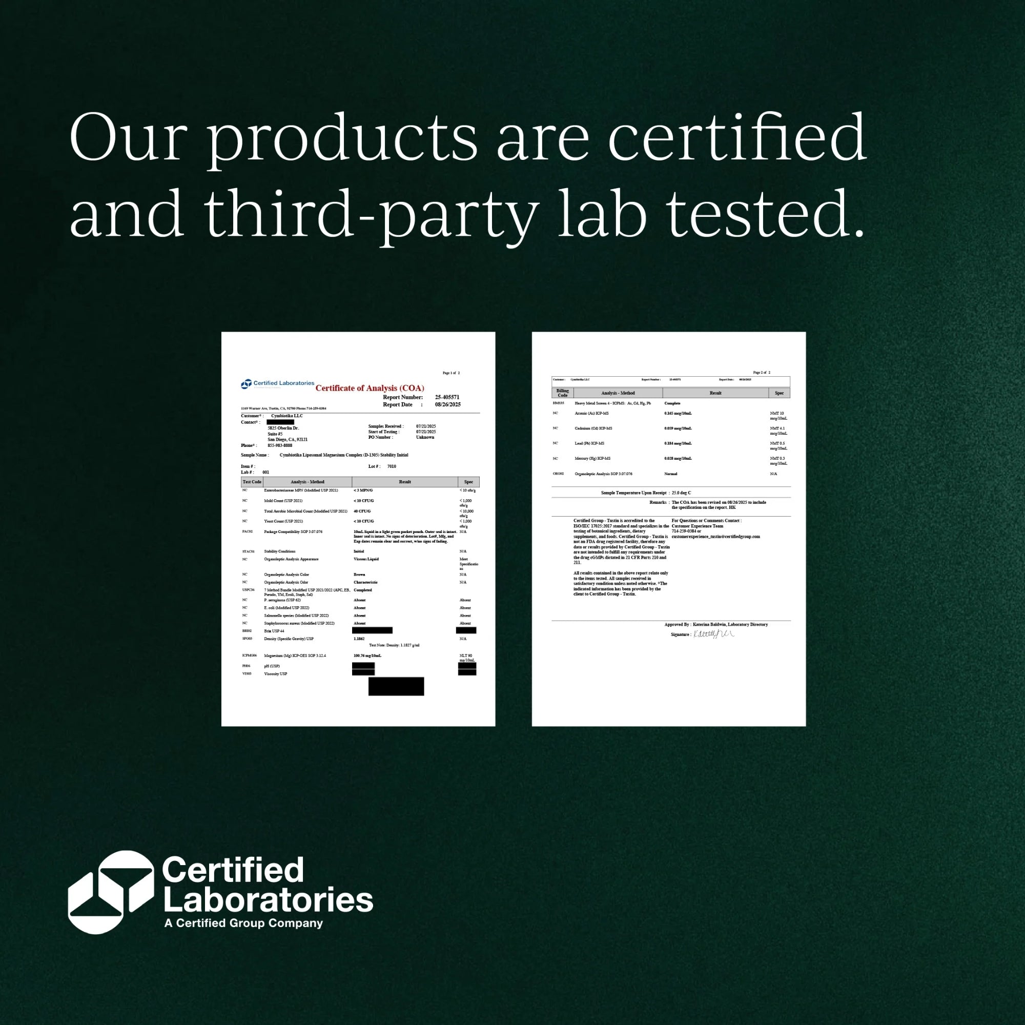 Cymbiotika Liposomal Magnesium Complex — 1 Month Supply