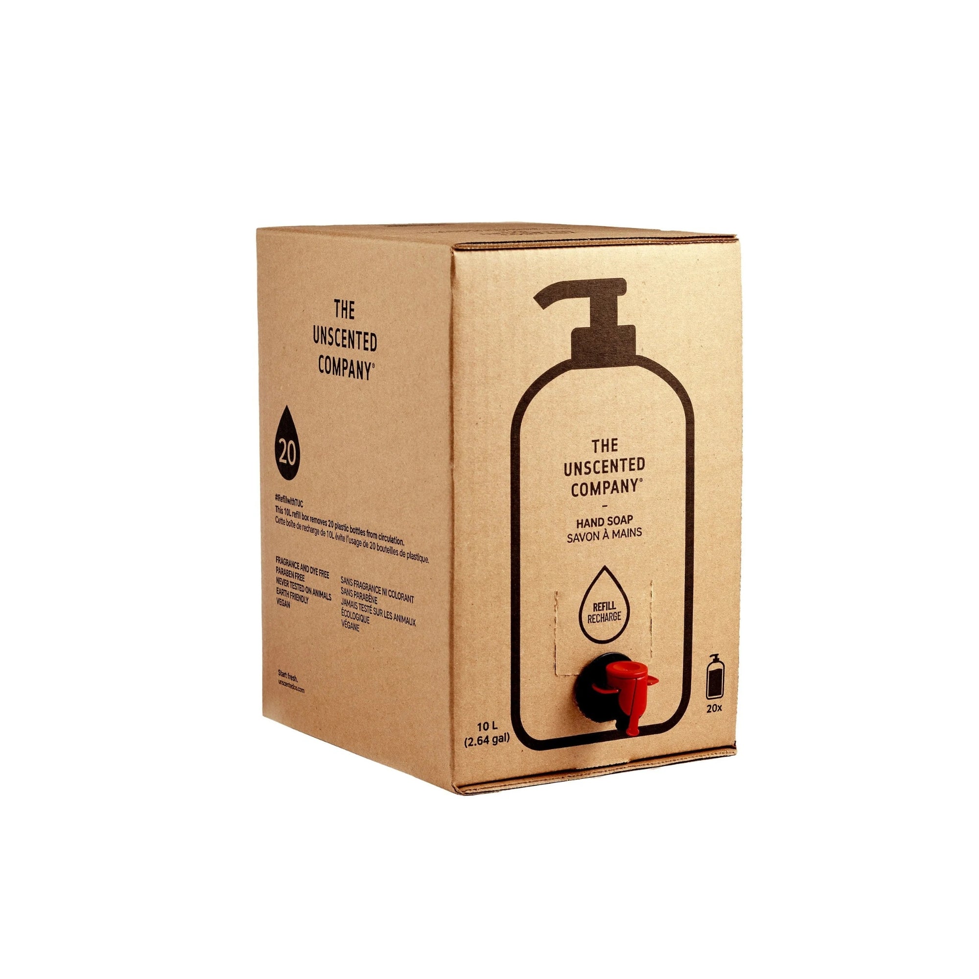 The Unscented Company® Hand Soap - 10L Refill Box