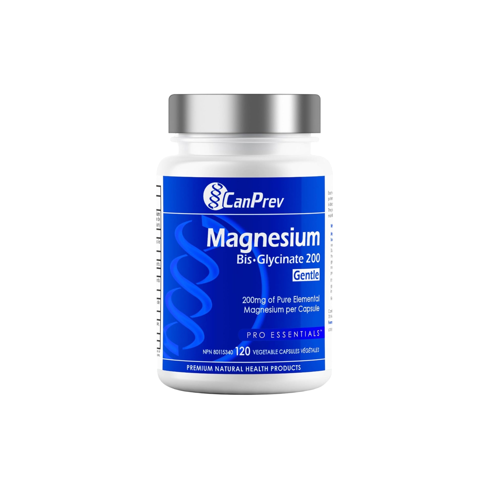 CanPrev Magnesium Bis-Glycinate 200 Gentle - 120 vegan capsules