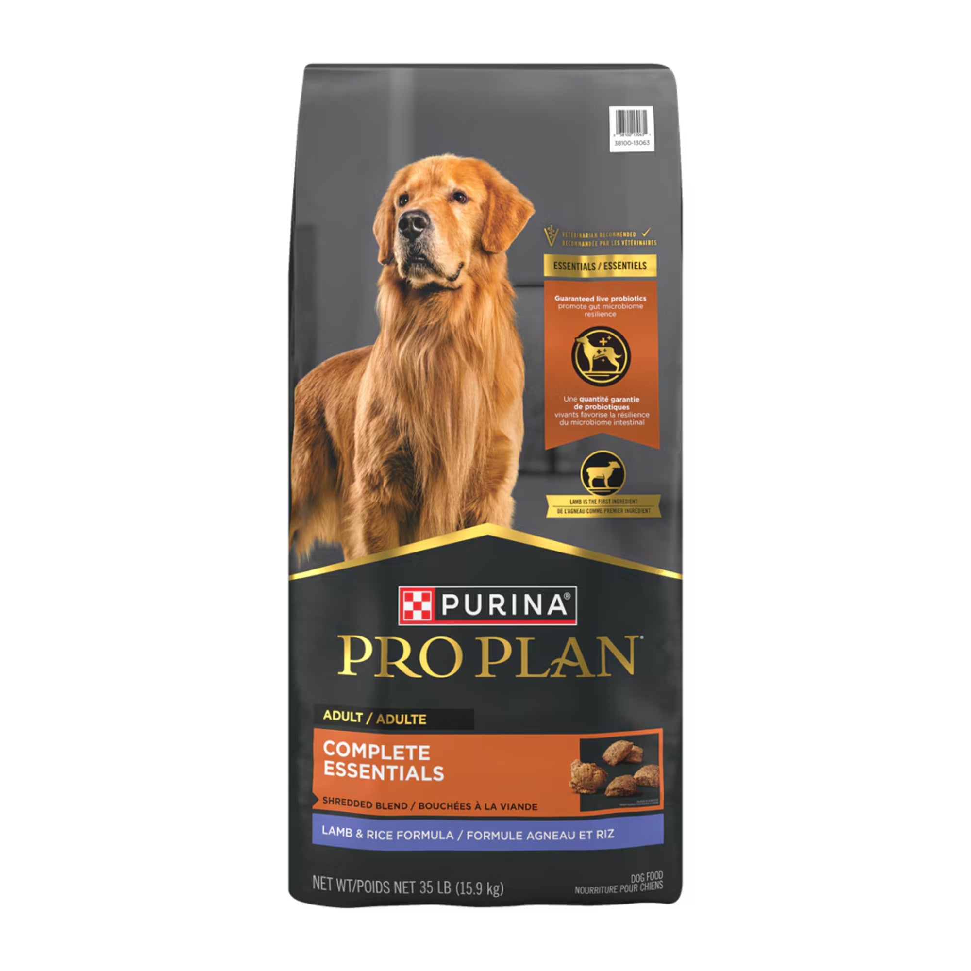 Pro Plan® Adult Complete Essentials™ Shredded Blend Dry Formula with Probiotics for Dogs - 35 lb