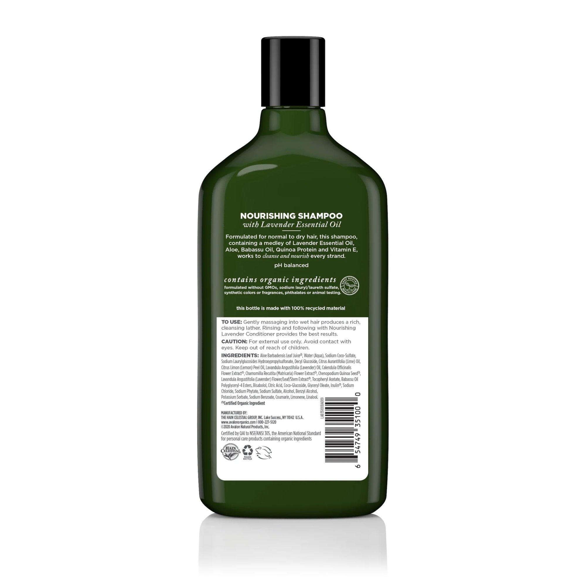 Shampoo, For Normal to Dry Hair, Revitalizing Lavender, 11 fl oz (325ml)