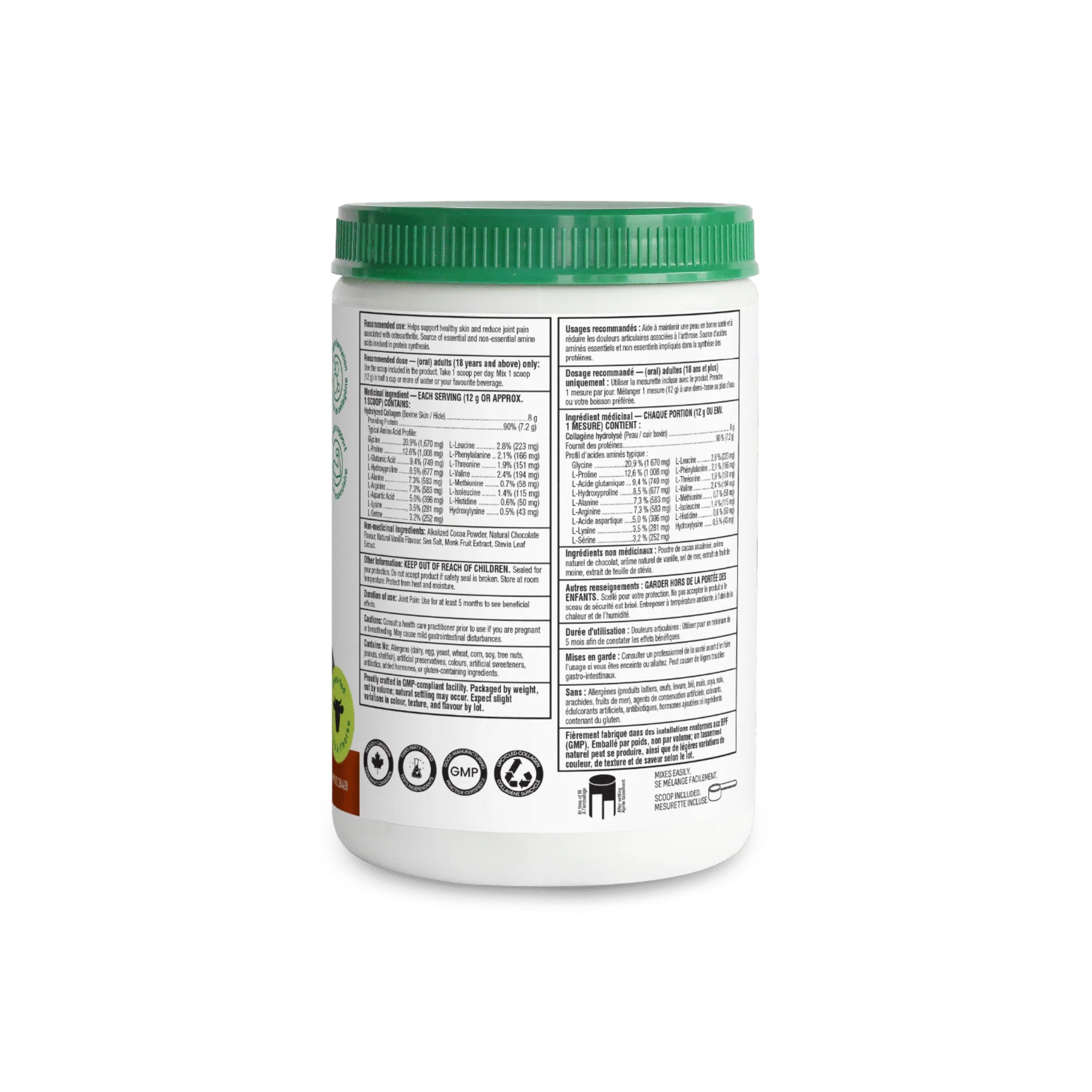 Organika Enhanced Collagen Protein Chocolate