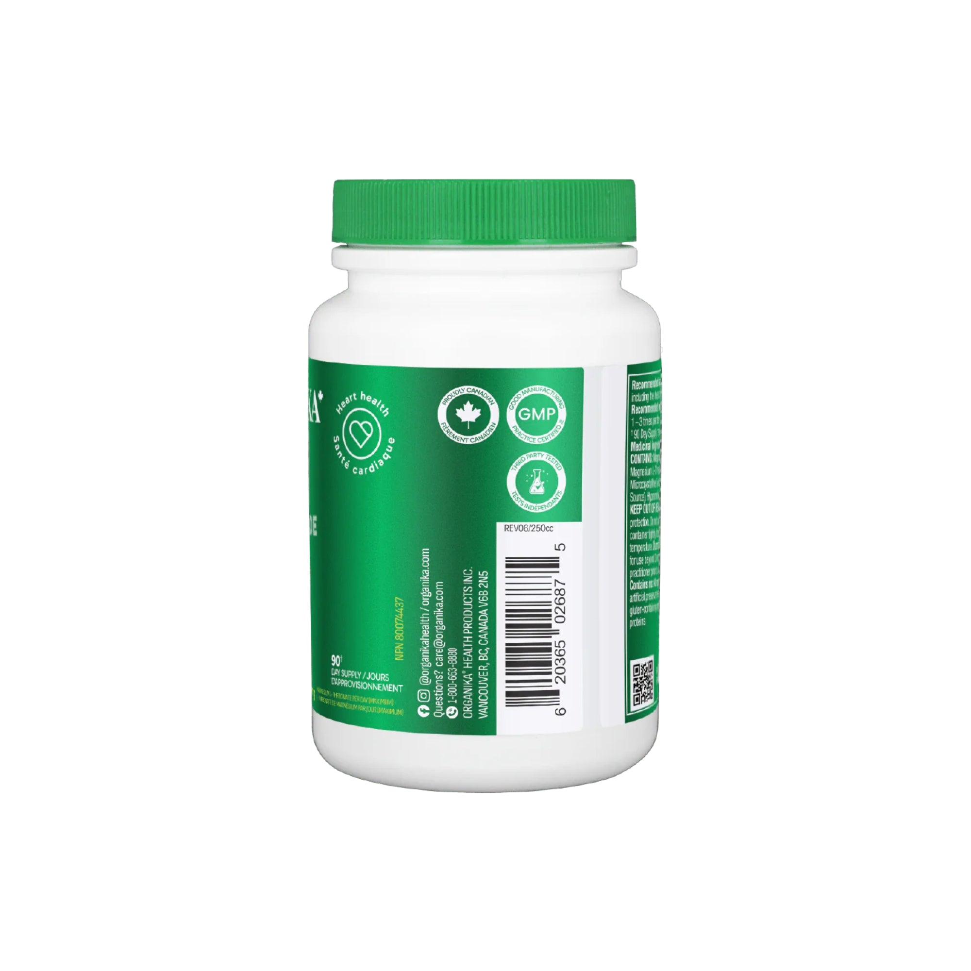 Organika Magnesium L-Threonate - 90 capsules