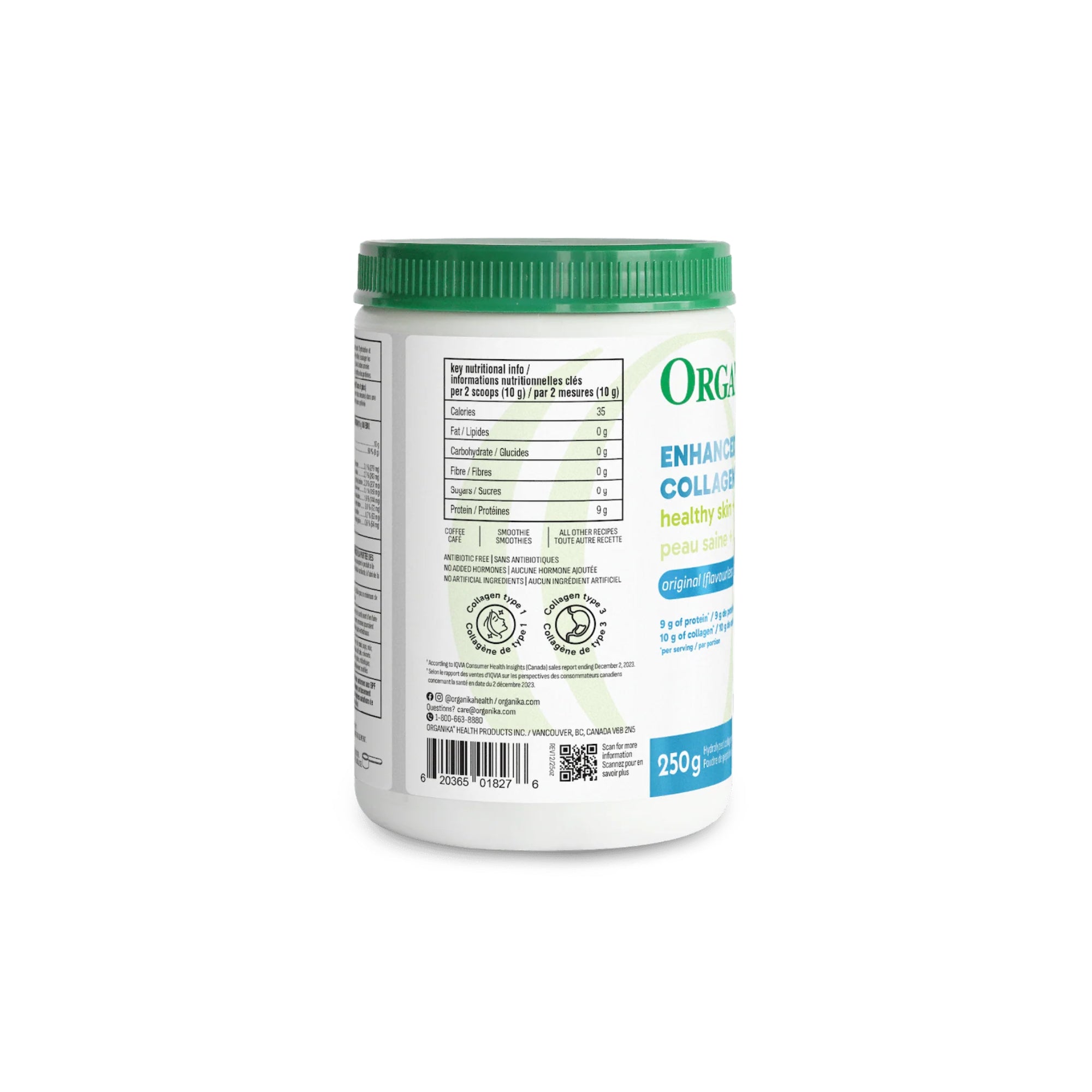 Organika Enhanced Collagen Protein Original