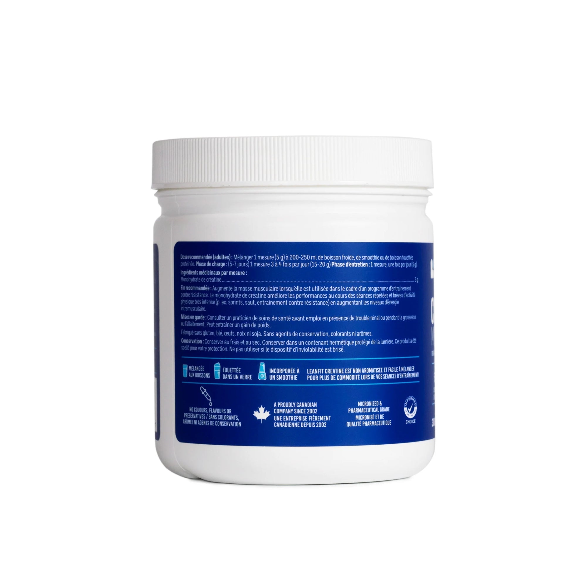 LEANFIT SPORT CREATINE MONOHYDRATE™ UNFLAVOURED 300G