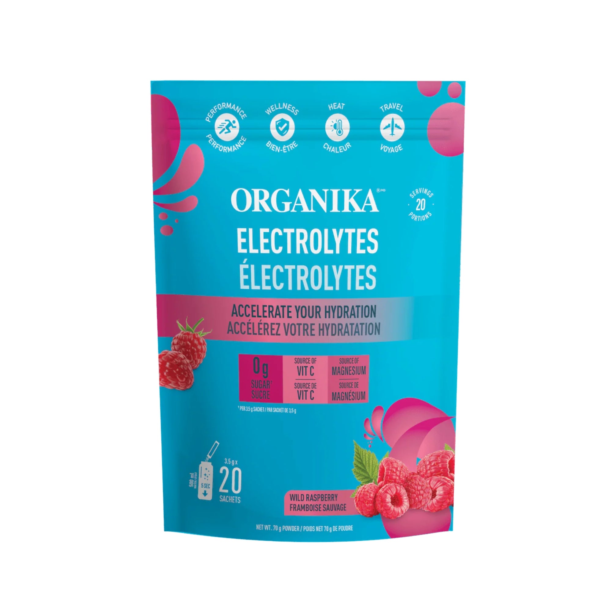 Organika Electrolytes Sachets (20 Pack)