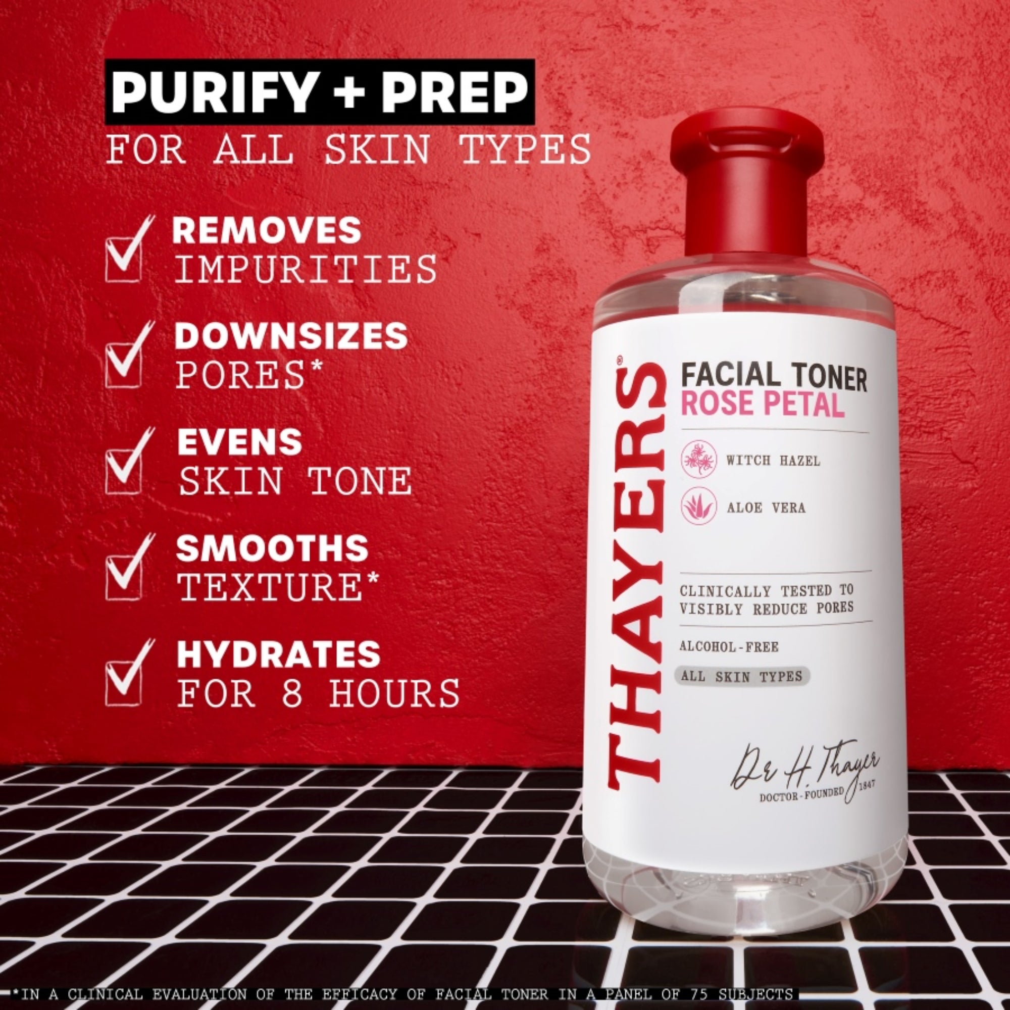 Thayers Alcohol-Free Rose Petal Witch Hazel Facial Toner, 12 fl oz, 355 ml