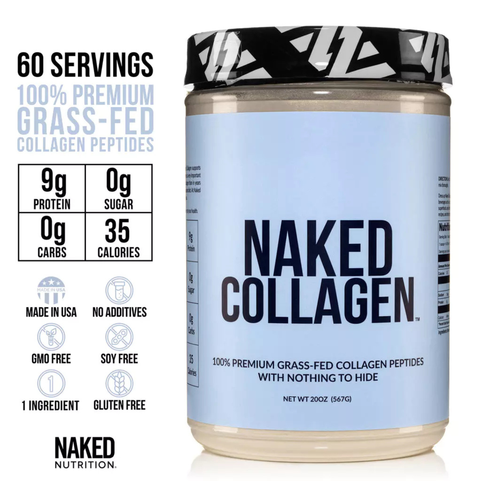 Naked Collagen Peptides Protein Powder