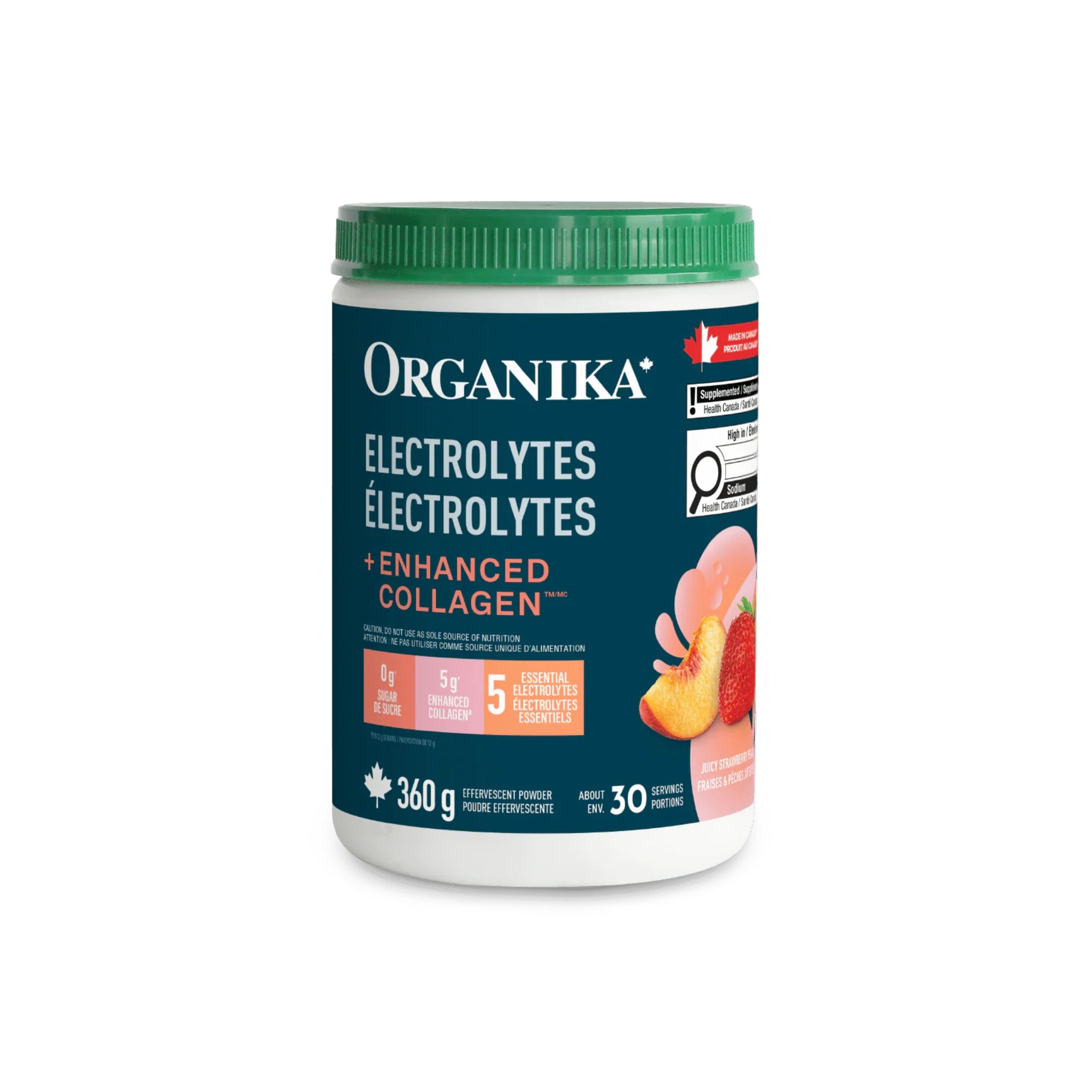 Organika Electrolytes + Enhanced Collagen 360 g