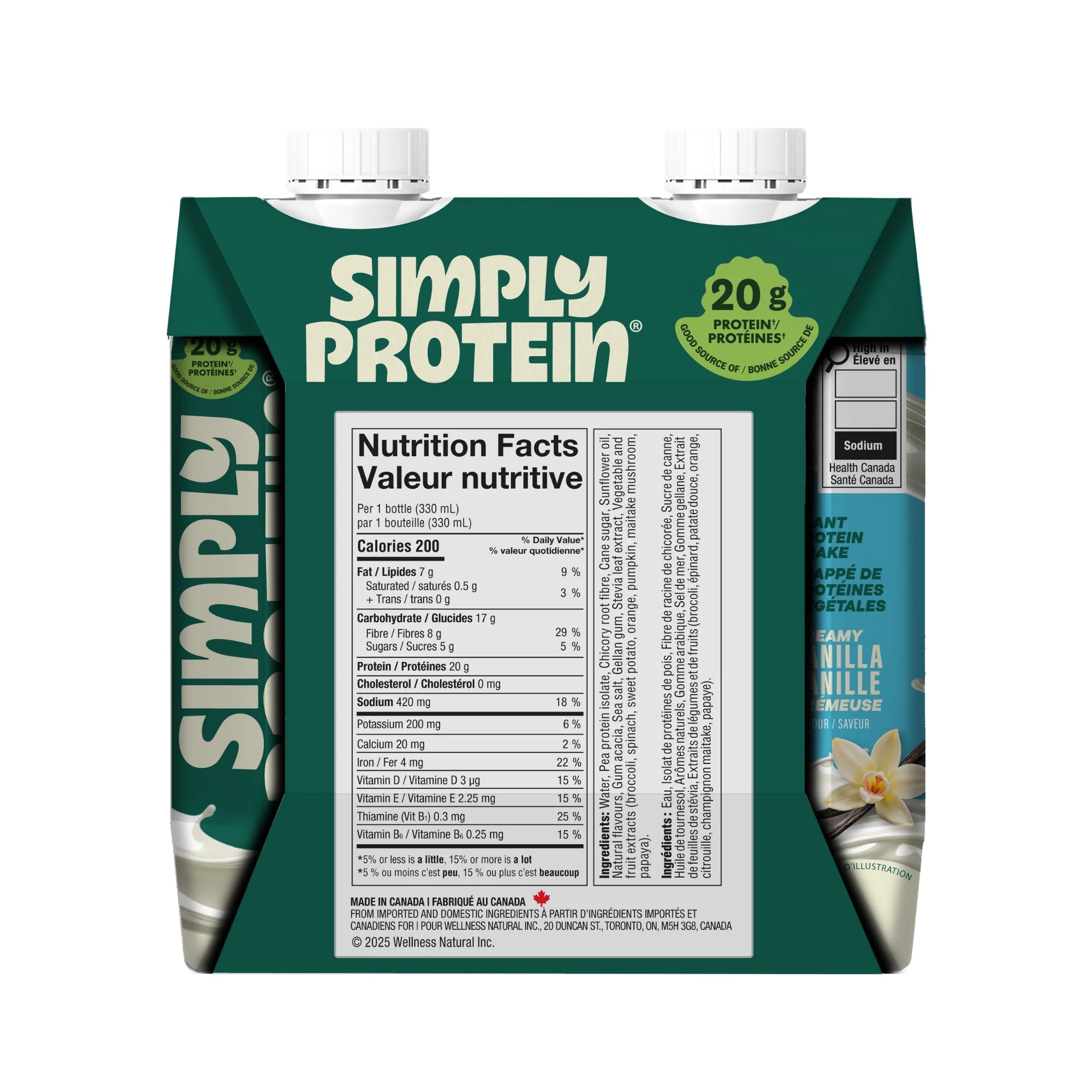 Plant Based Protein Shake (Box of 4)