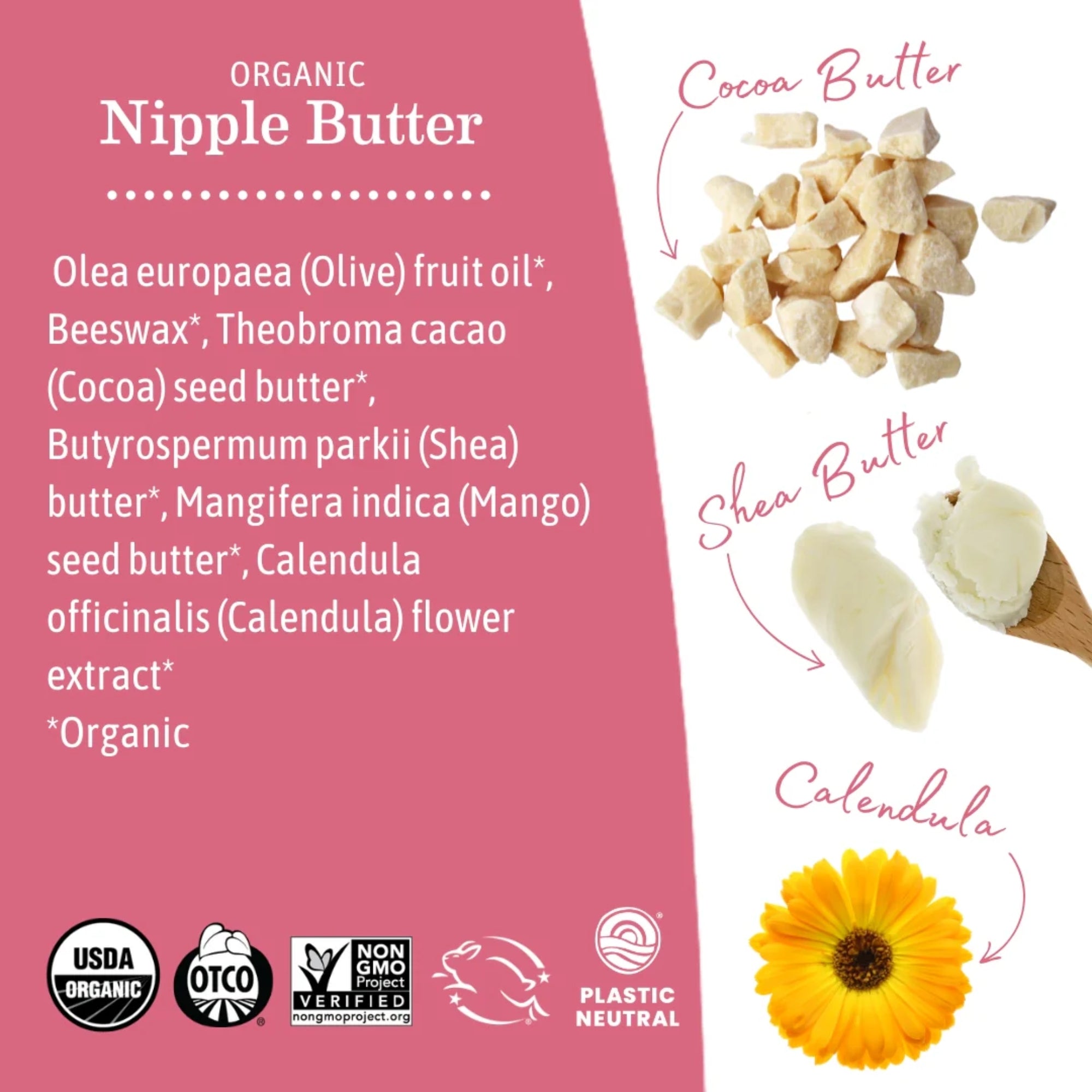 Organic Nipple Butter, 2 fl oz, 60 ml