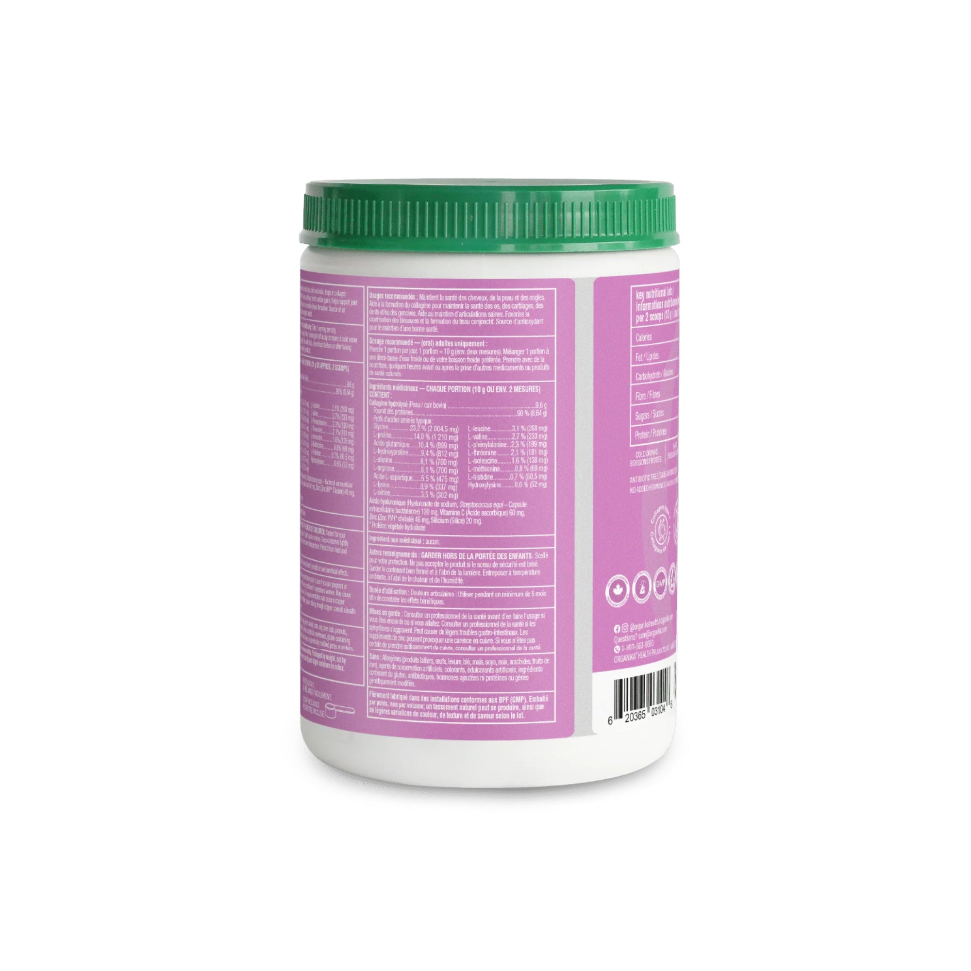 Organika Enhanced Collagen Protein Pure Beauty