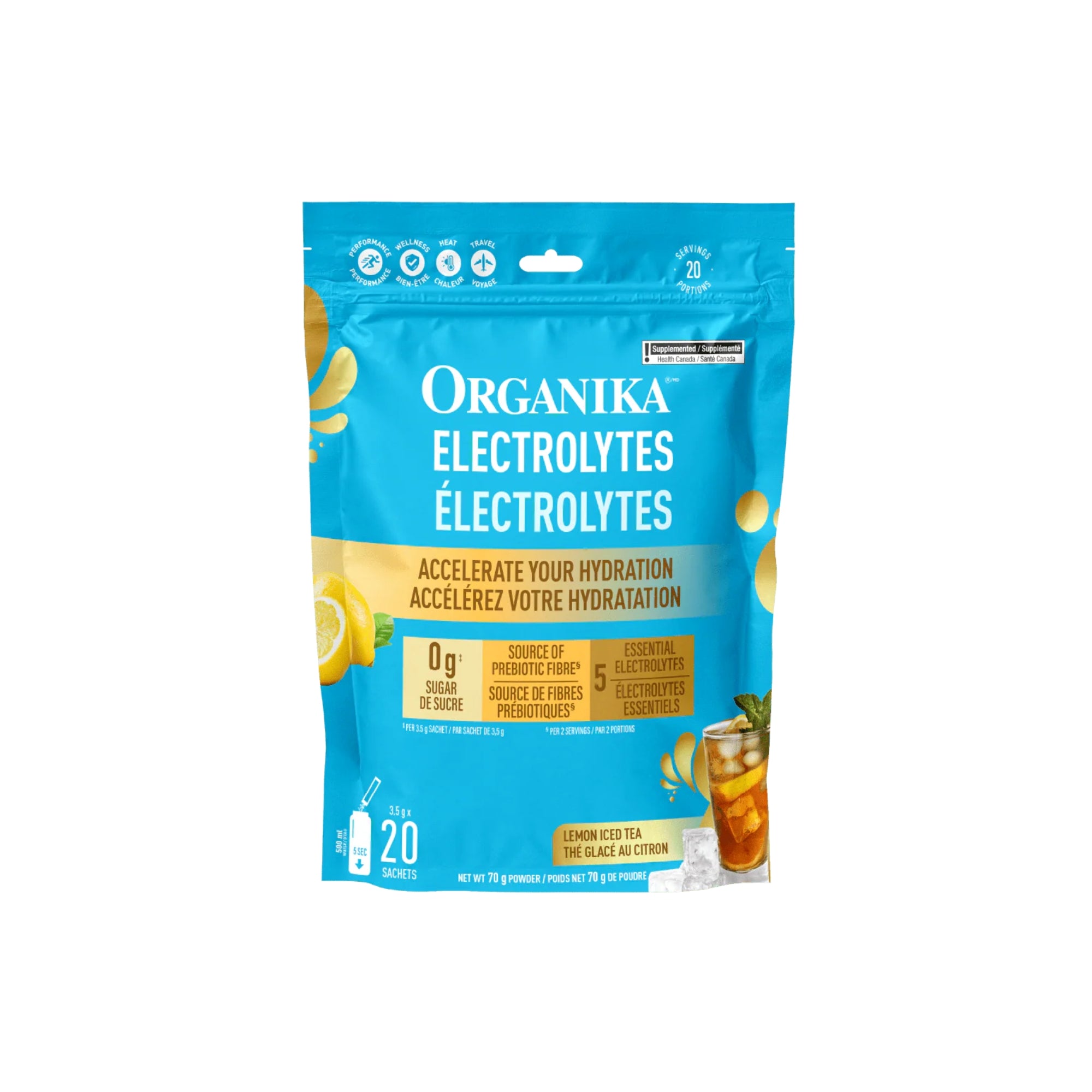 Organika Electrolytes Sachets (20 Pack)