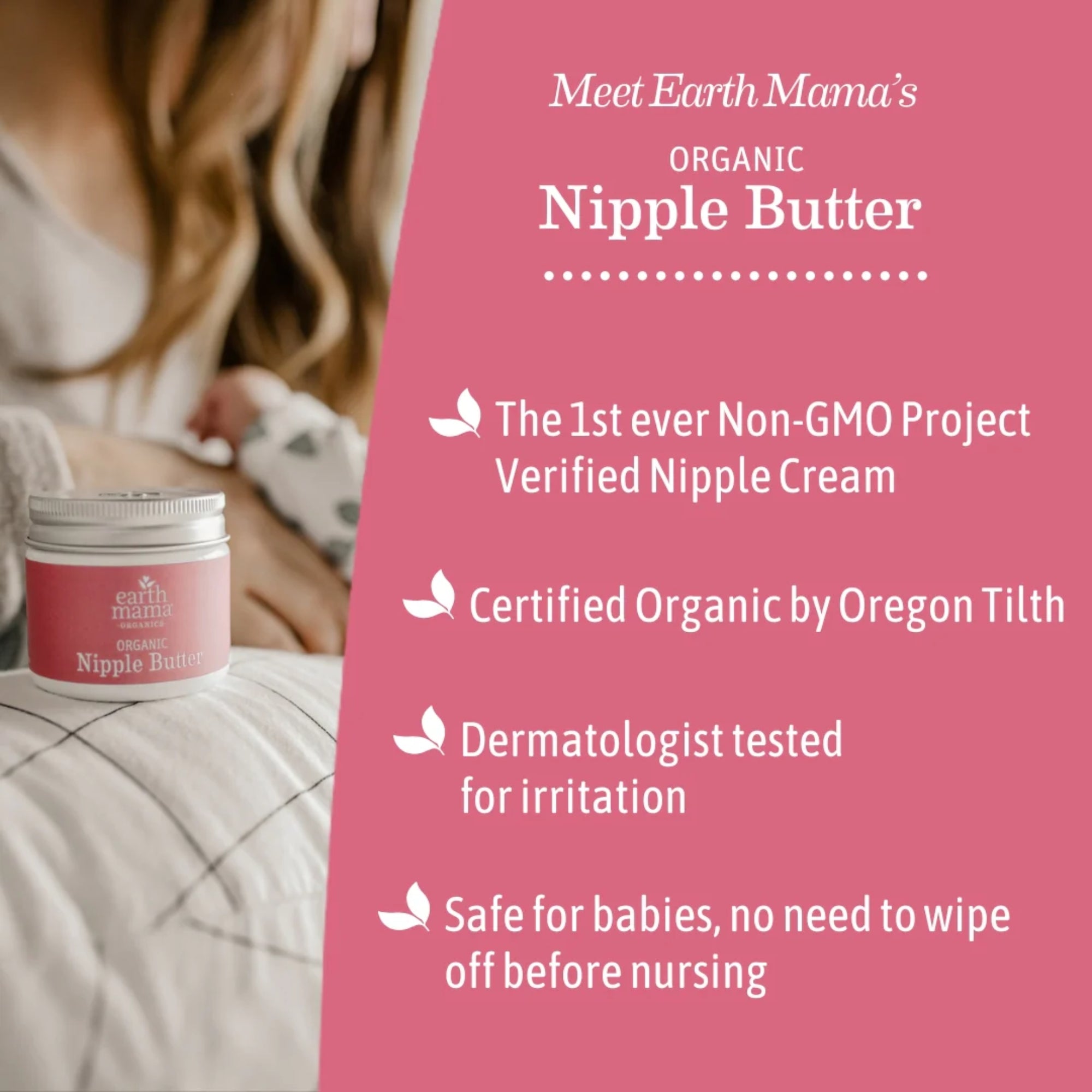 Organic Nipple Butter, 2 fl oz, 60 ml