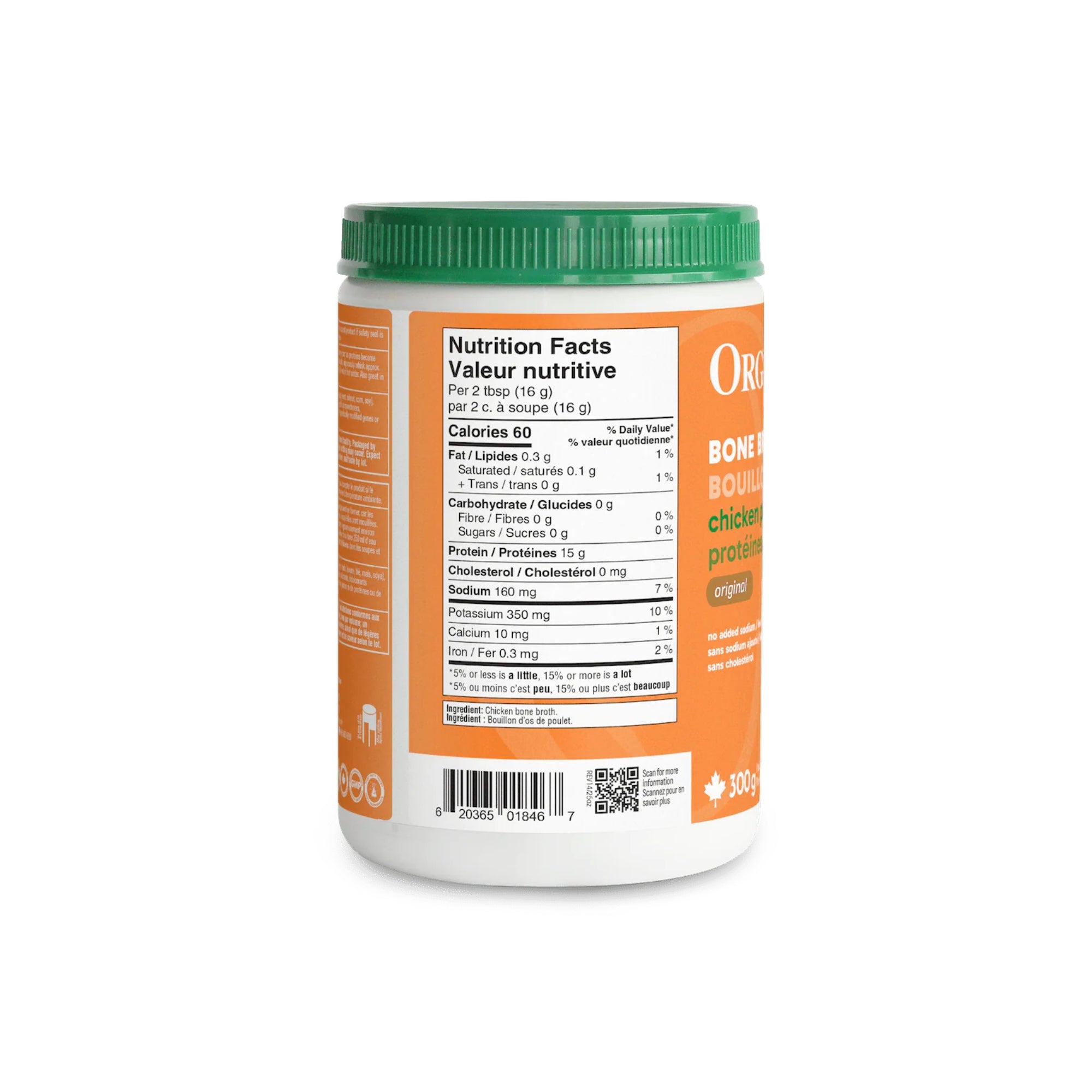 Organika Chicken Bone Broth Protein Powder