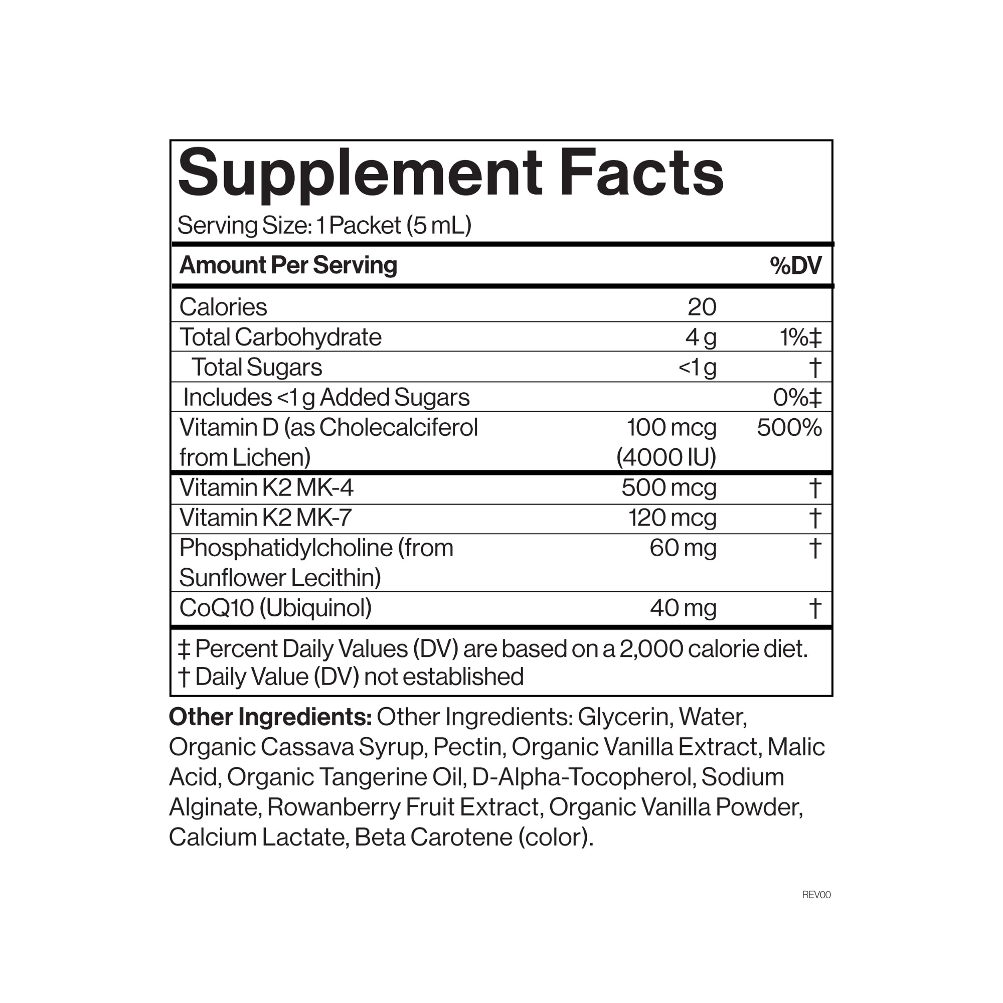 Cymbiotika Liposomal Vitamin D3 + K2 + CoQ10 — 1 Month Supply