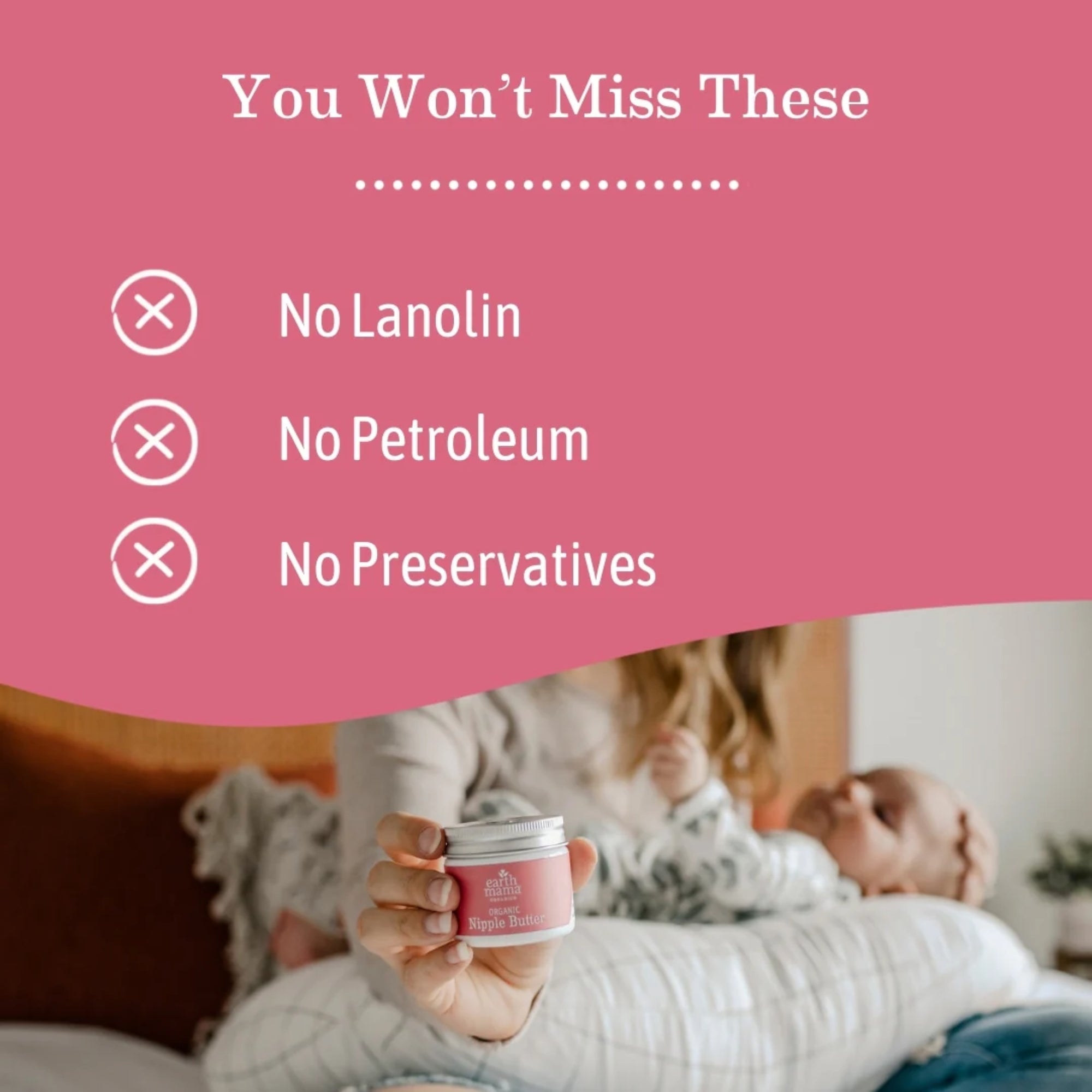 Organic Nipple Butter, 2 fl oz, 60 ml