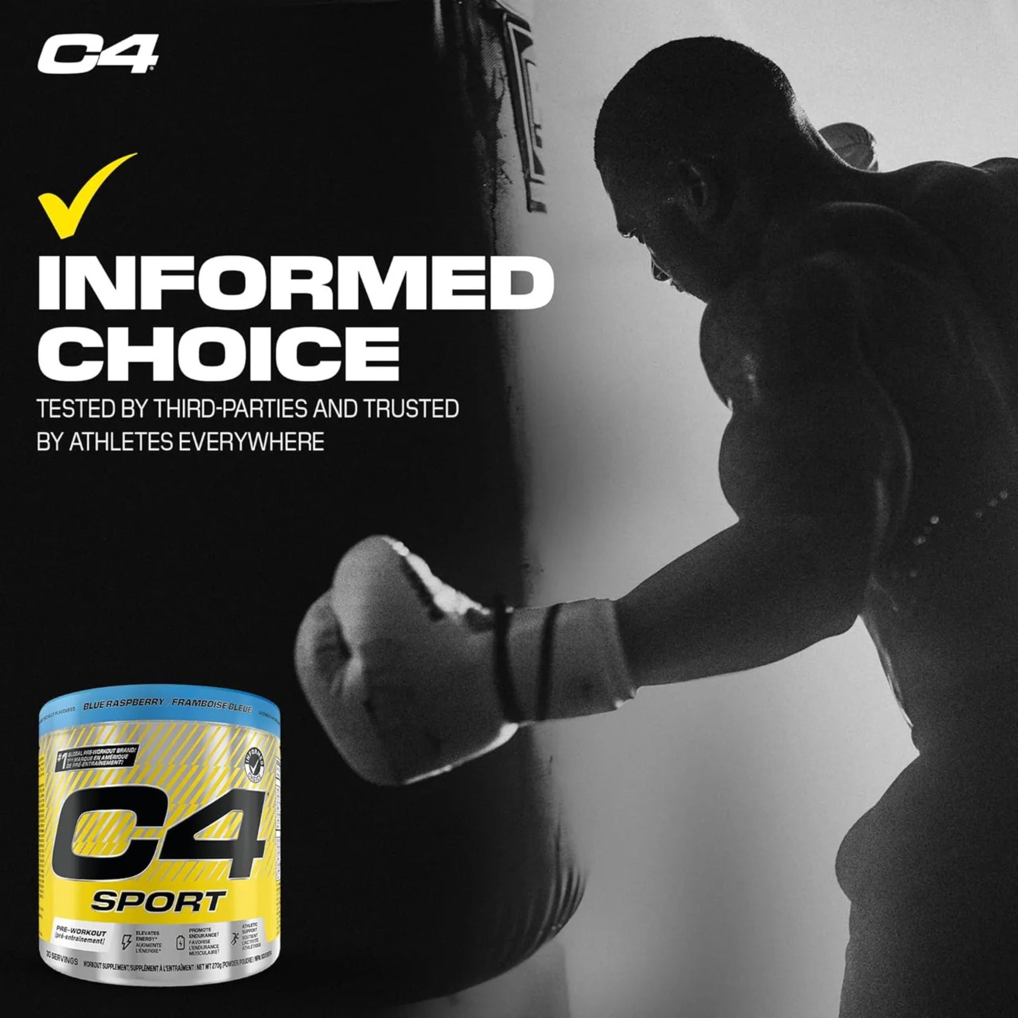 C4 Sport Pre Workout Powder 30 Servings 270g