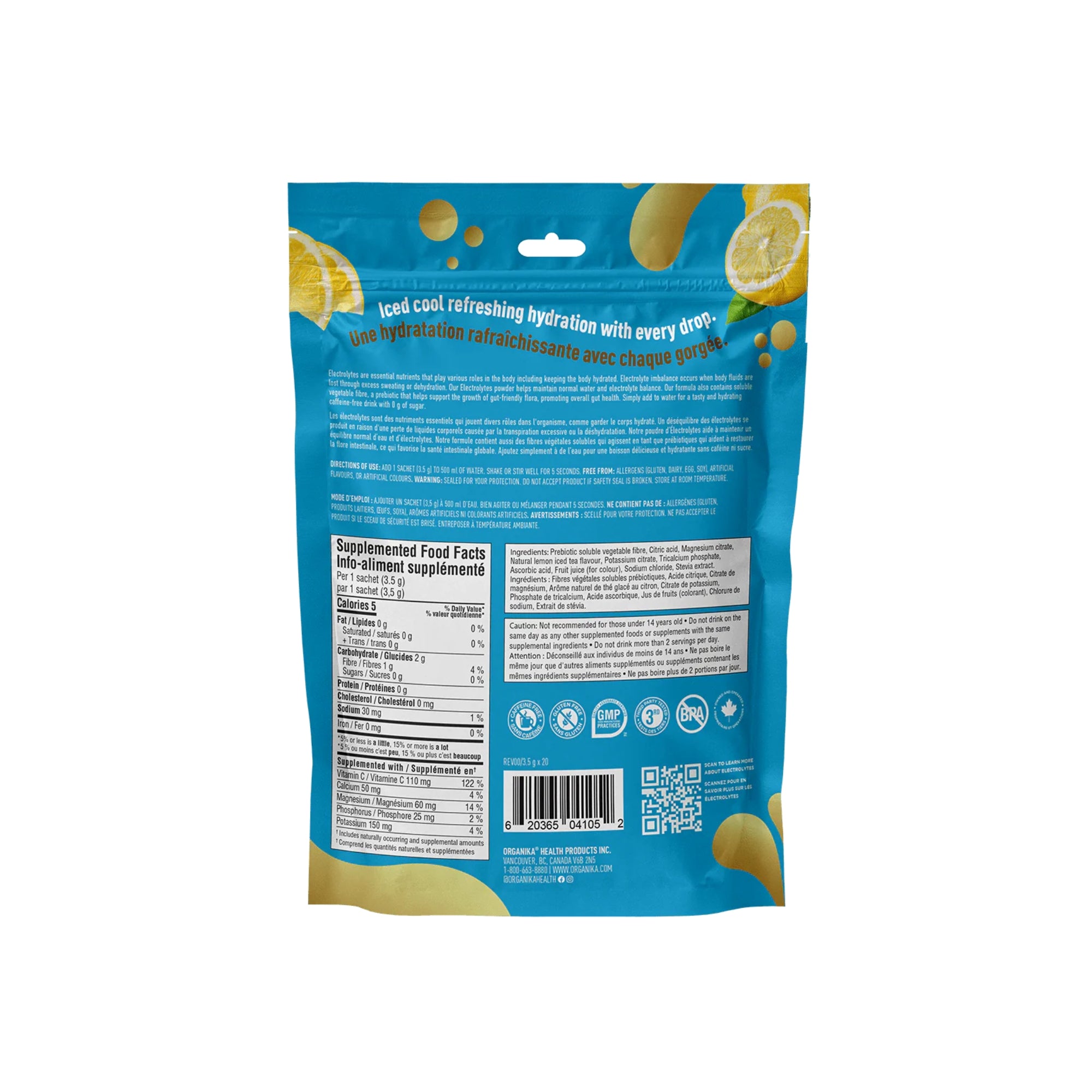 Organika Electrolytes Sachets (20 Pack)