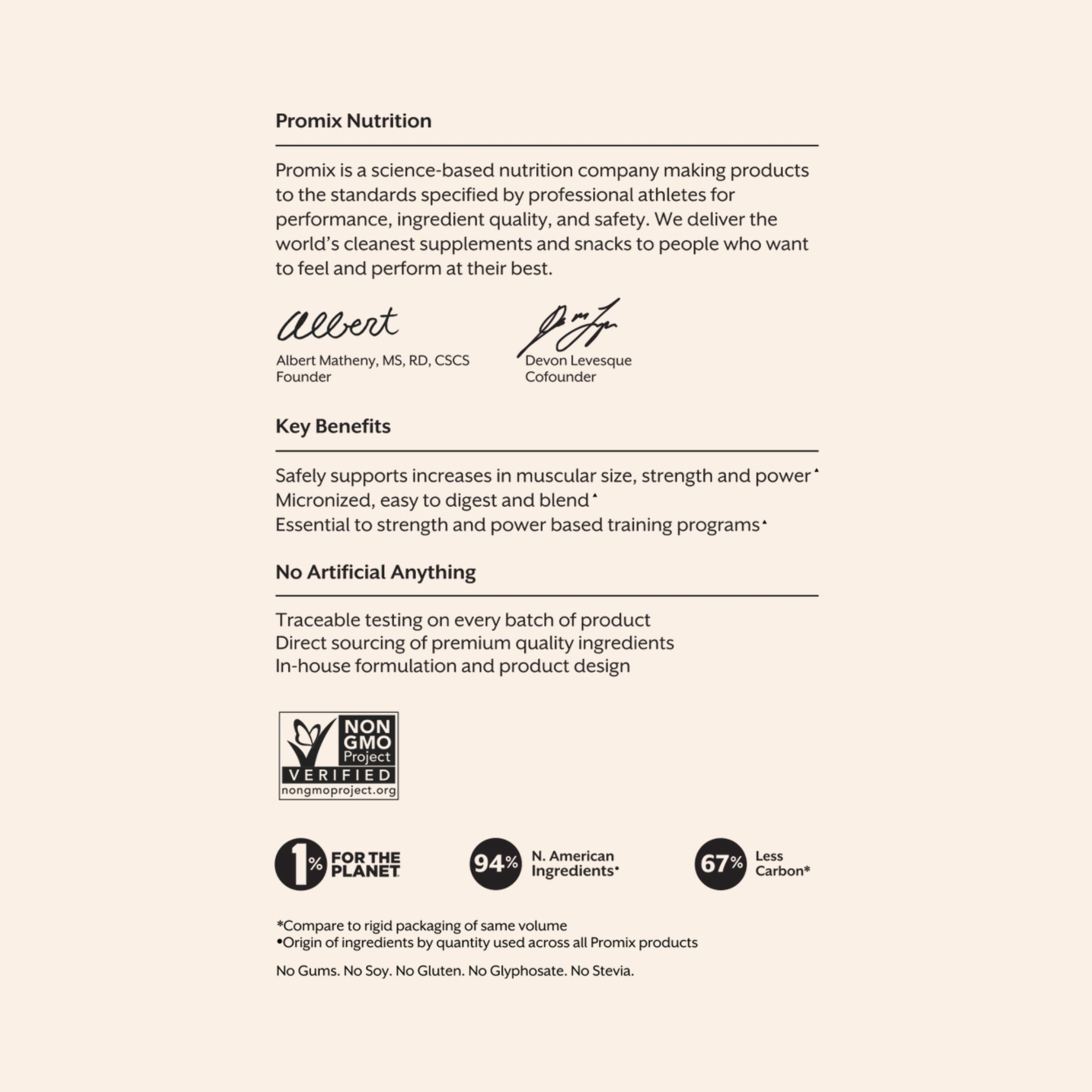 Non-GMO Creatine - 180 Servings