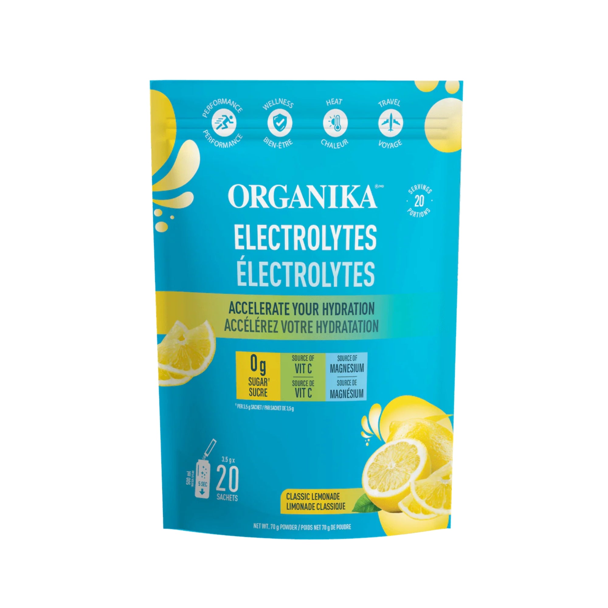Organika Electrolytes Sachets (20 Pack)