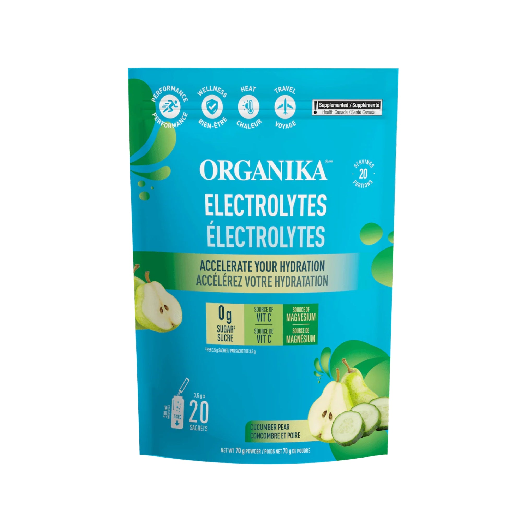 Organika Electrolytes Sachets (20 Pack)