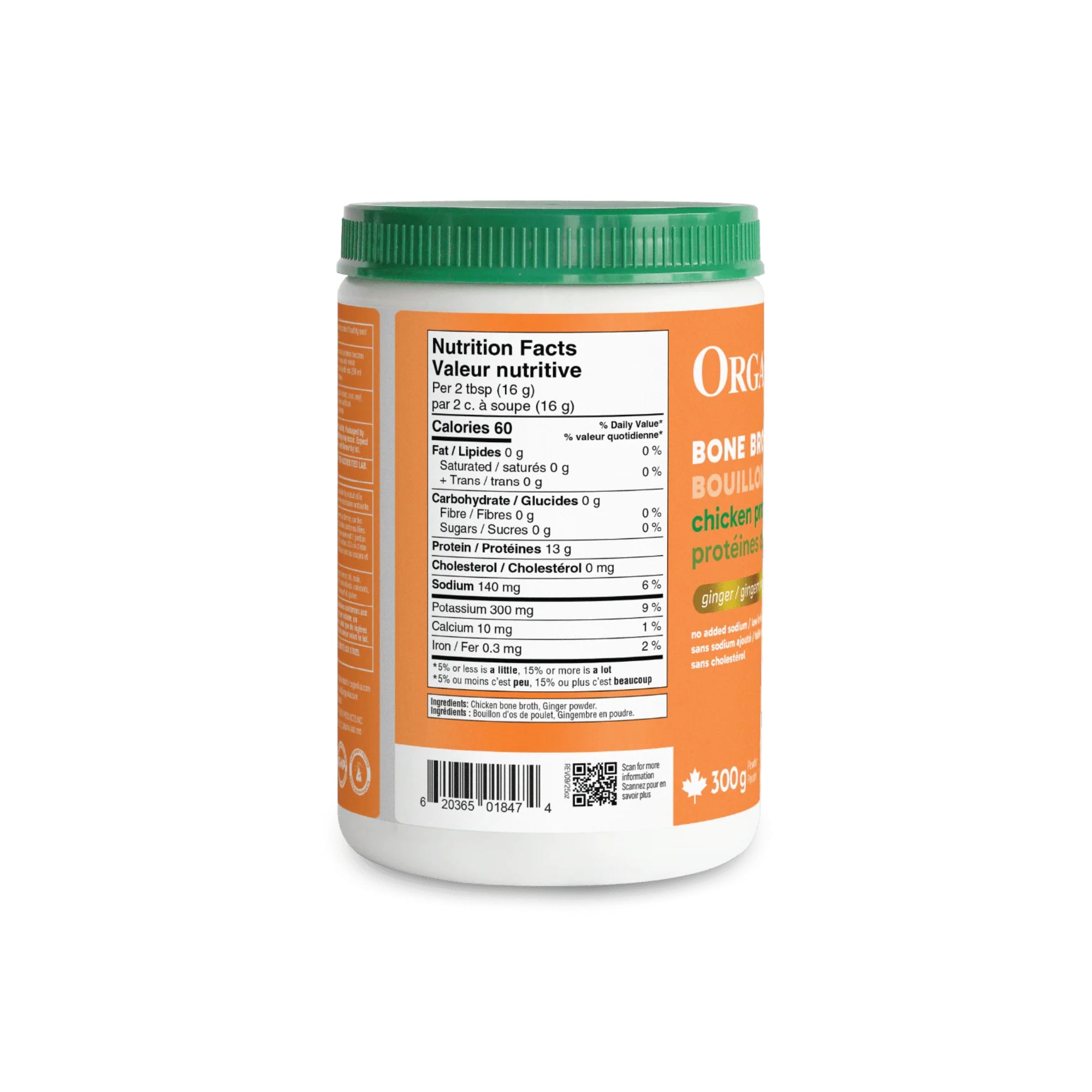 Organika Chicken Bone Broth Protein Powder