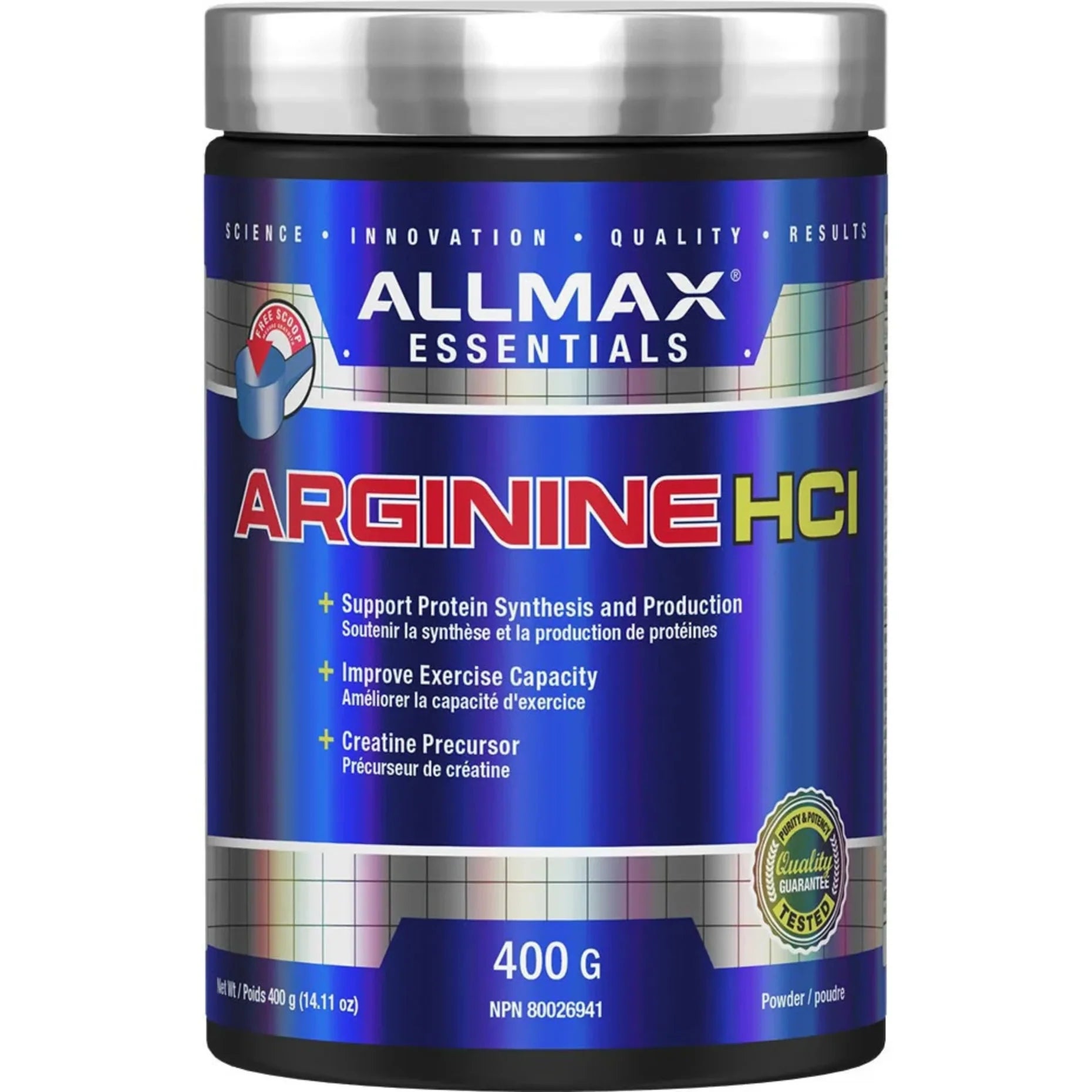 Arginine HCL 400g