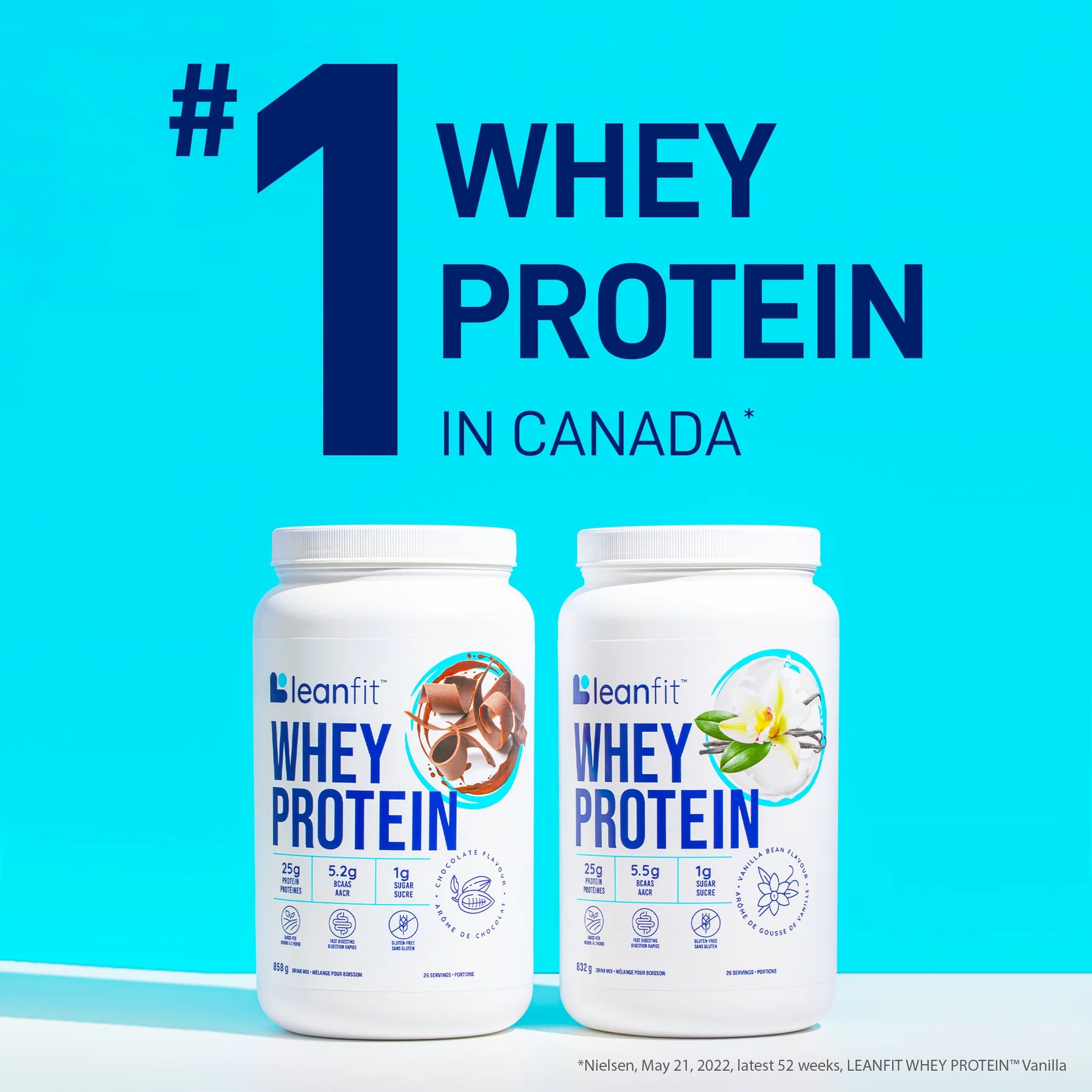 LEANFIT WHEY PROTEIN™ CHOCOLATE 858G