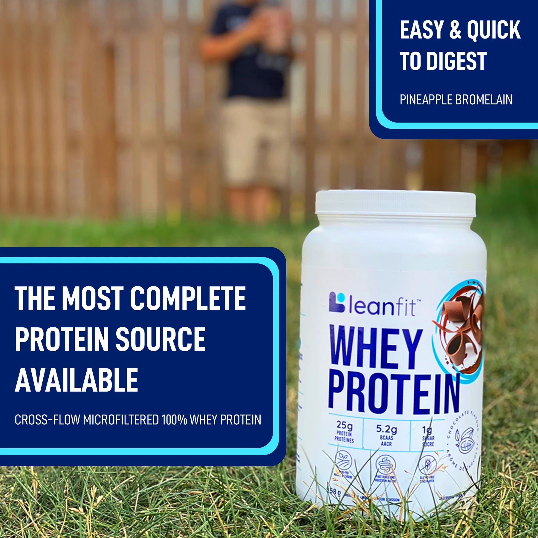 LEANFIT WHEY PROTEIN™ CHOCOLATE 858G
