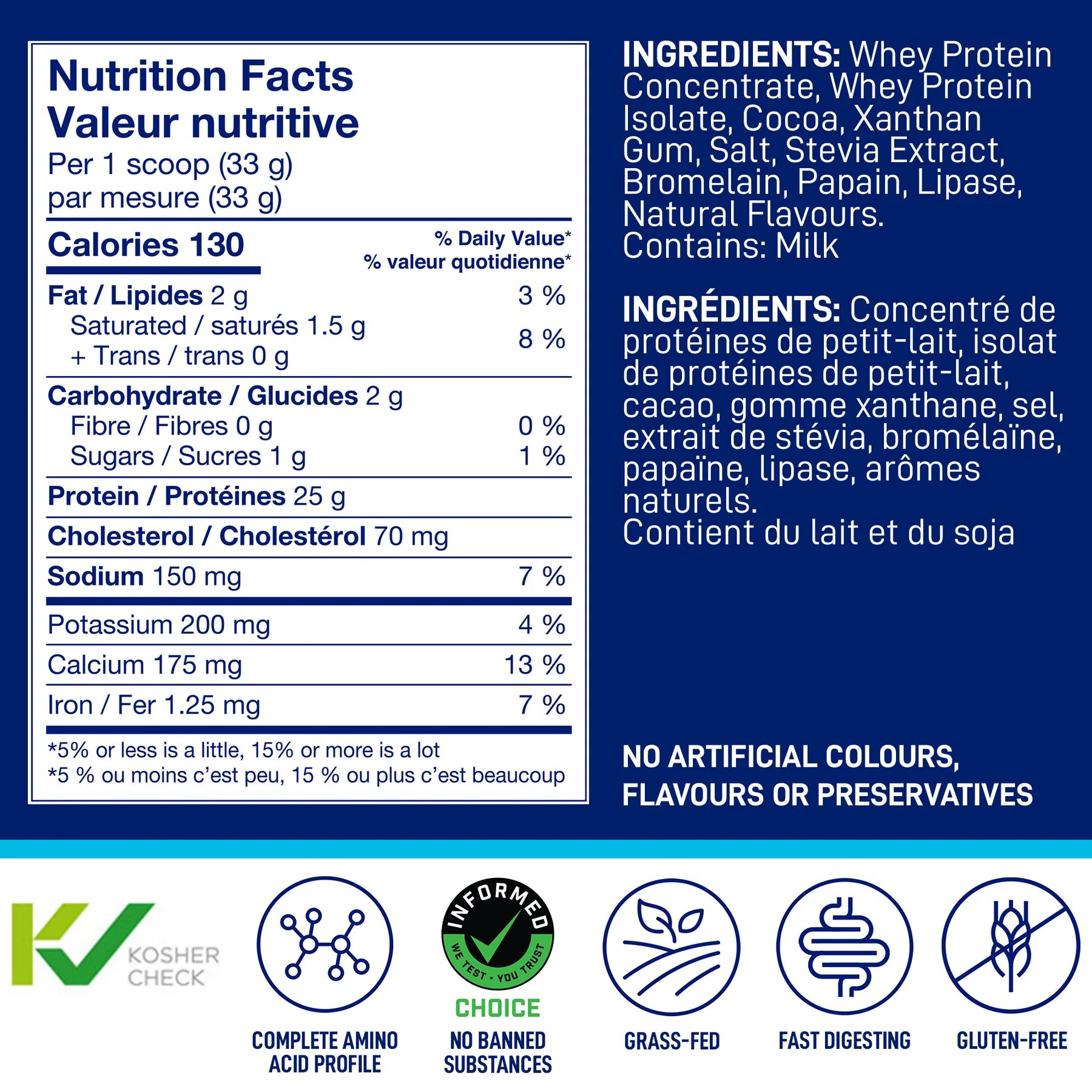 LEANFIT WHEY PROTEIN™ CHOCOLATE 858G