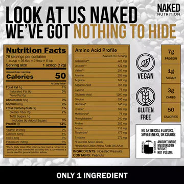 Powdered Peanut Butter Naked PB - 2LB