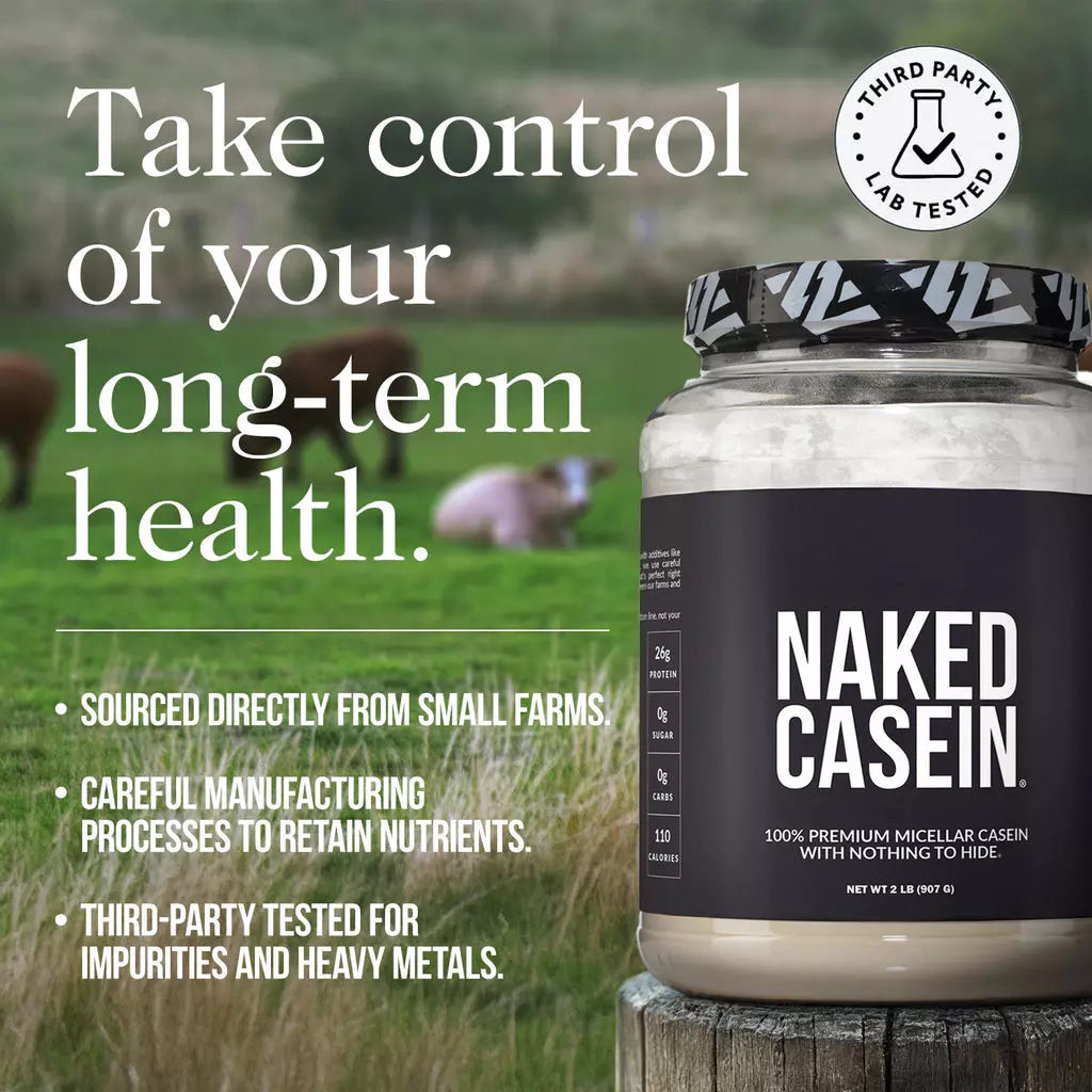 Micellar Casein Protein Powder Naked Casein - 1lb