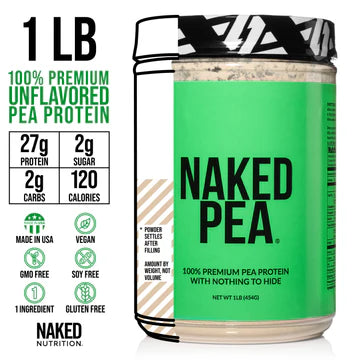 Pea Protein Powder 1lb Naked Pea - 1lb