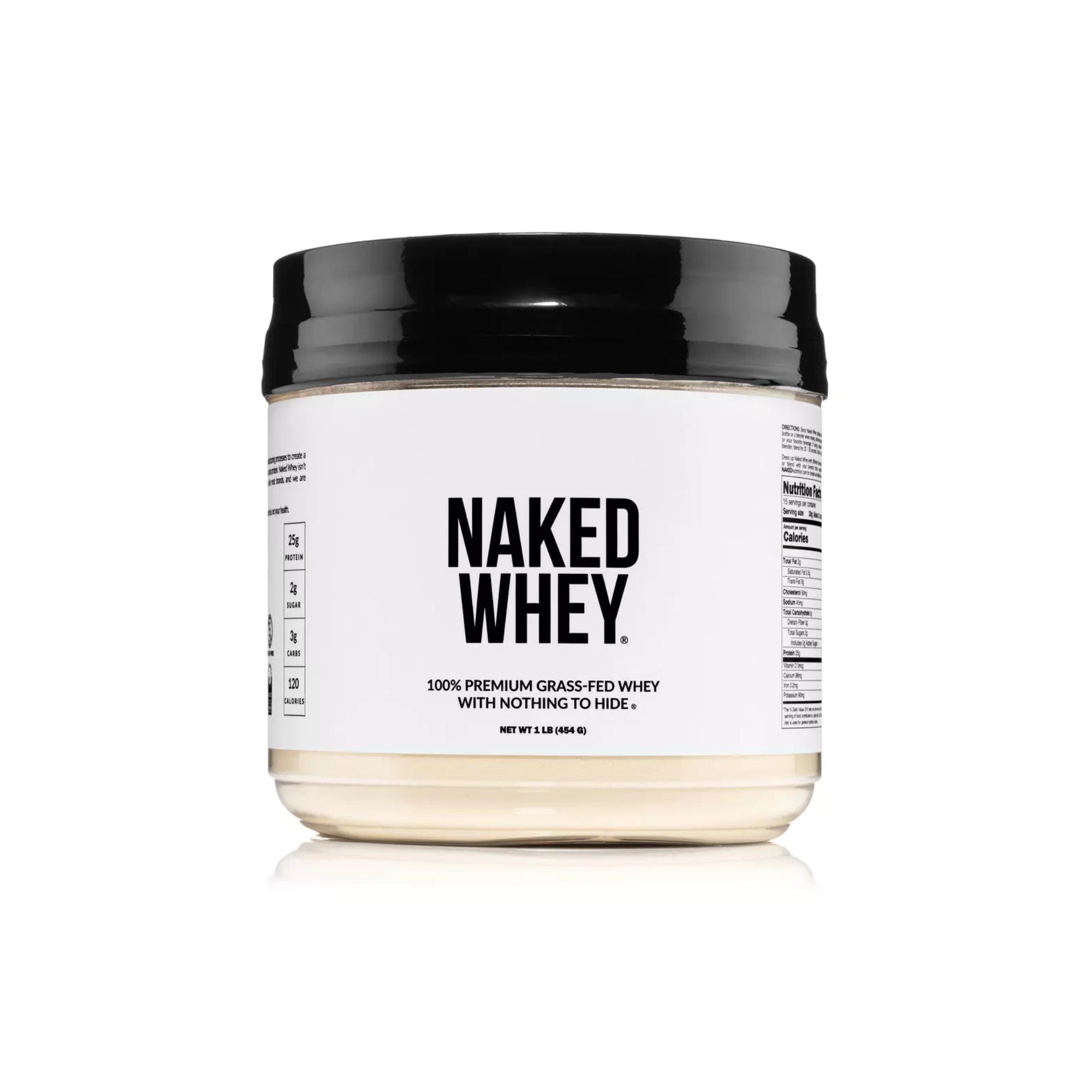 Grass Fed Whey Protein Powder 1lb